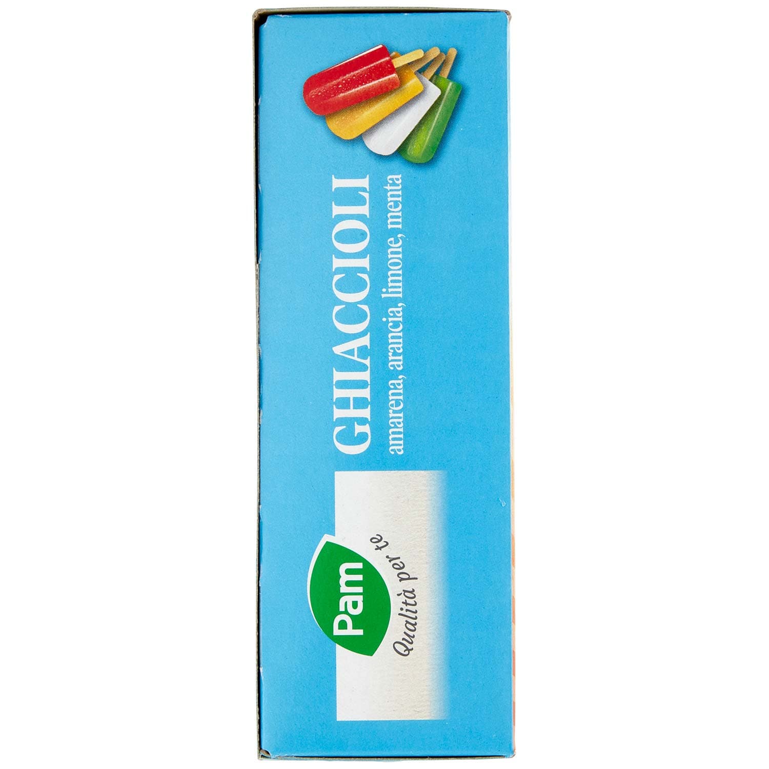 PAM Qualità per te Ghiaccioli amarena, arancia, limone, menta 10 x 70 g Ghiacciolo all'amarena: Ghiacciolo all'arancia: Ghiacciolo al limone: Ghiacciolo al gusto menta: – immagine 5