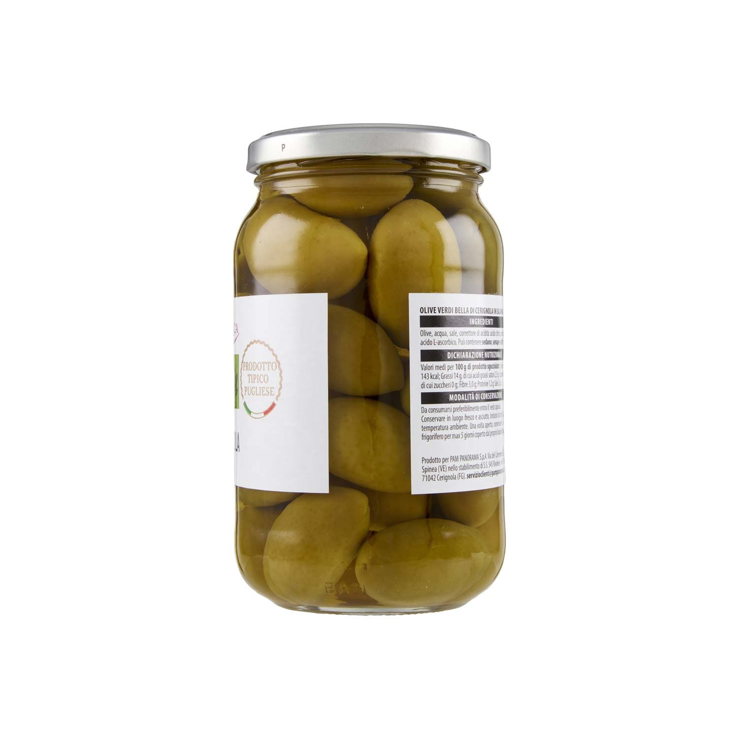 TESORI DELL'ARCA Olive Verdi Bella di Cerignola in Salamoia 530 g – immagine 5