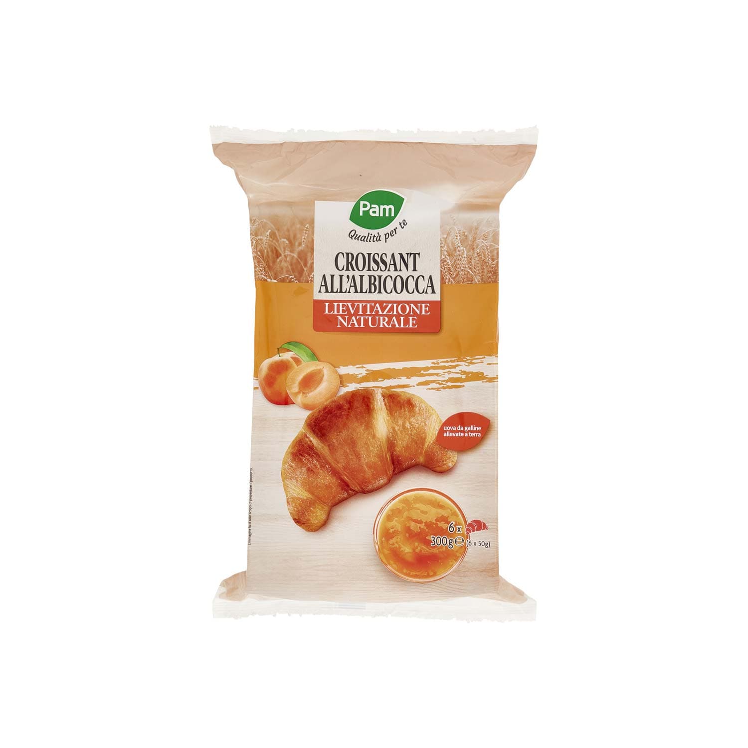 PAM Qualità per te Croissant all'Albicocca 6 x 50 g – immagine 2