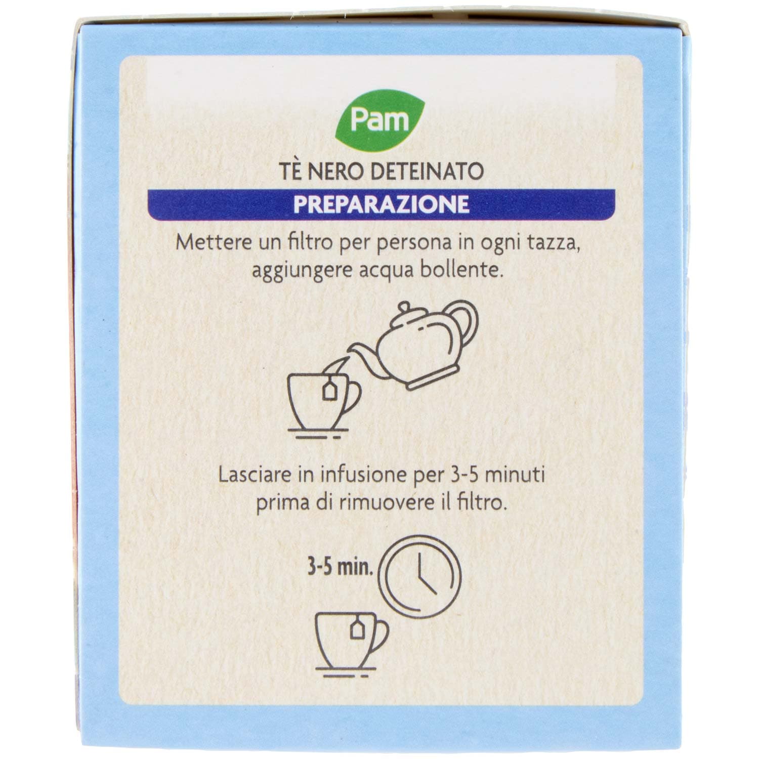 PAM Tè Deteinato 25 bustine da 1,5 g – immagine 5