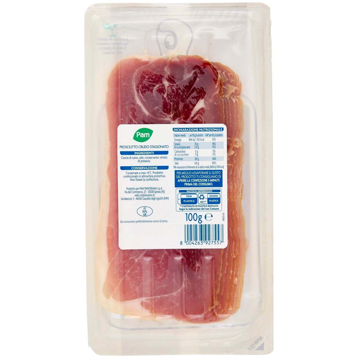 PAM gli Affettati Prosciutto Crudo 100 g – immagine 4