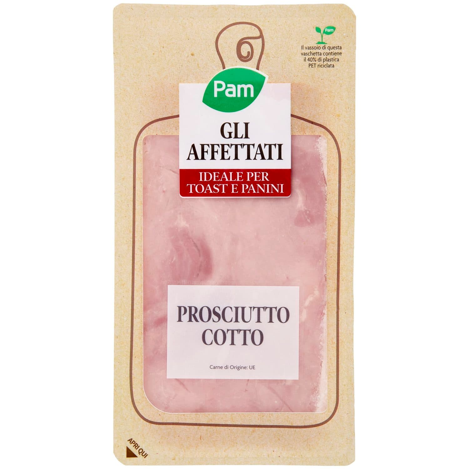 PAM gli Affettati Prosciutto Cotto 150 g – immagine 2