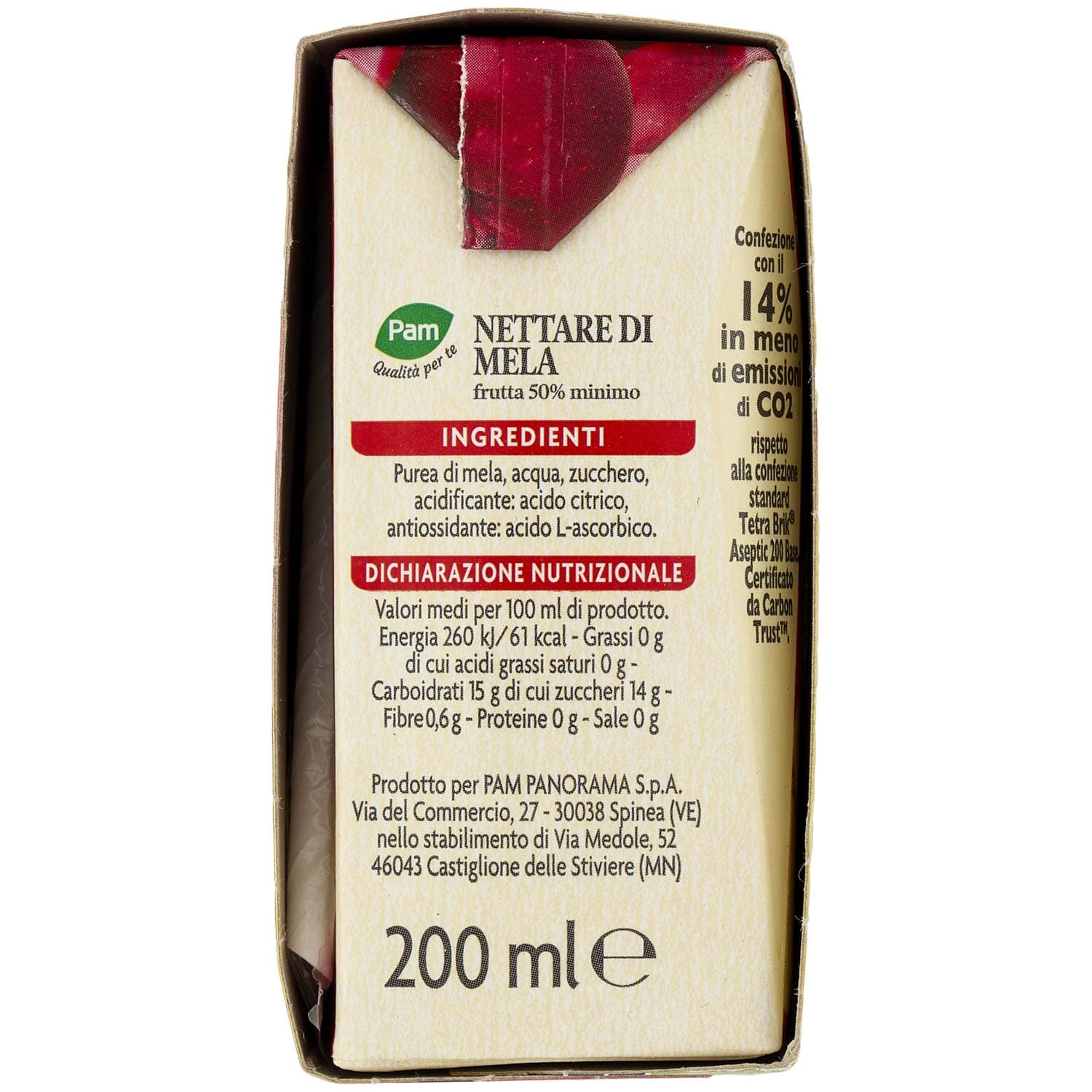 PAM Qualità per te Nettare Mela 3 x 200 ml – immagine 3