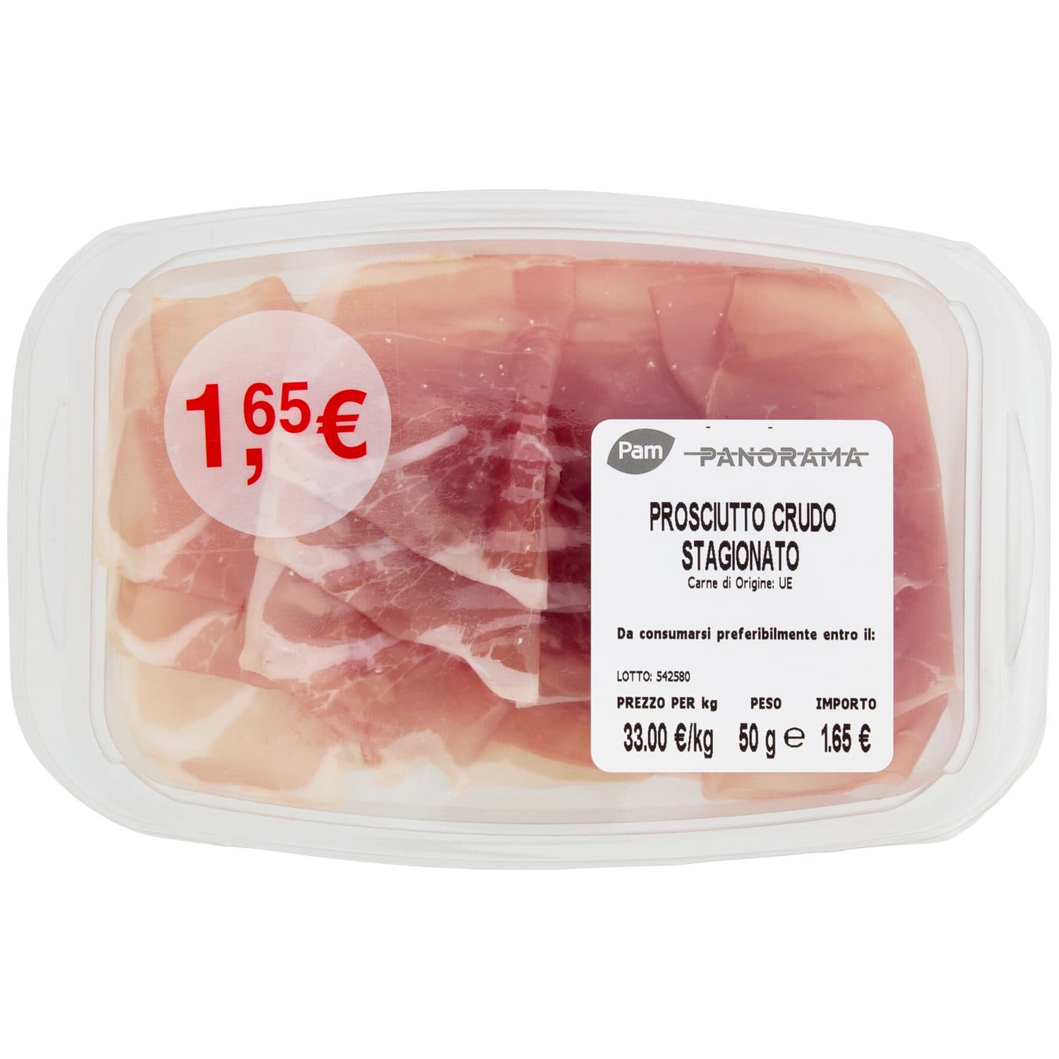 PAM PANORAMA Prosciutto Crudo Stagionato 50 g – immagine 2