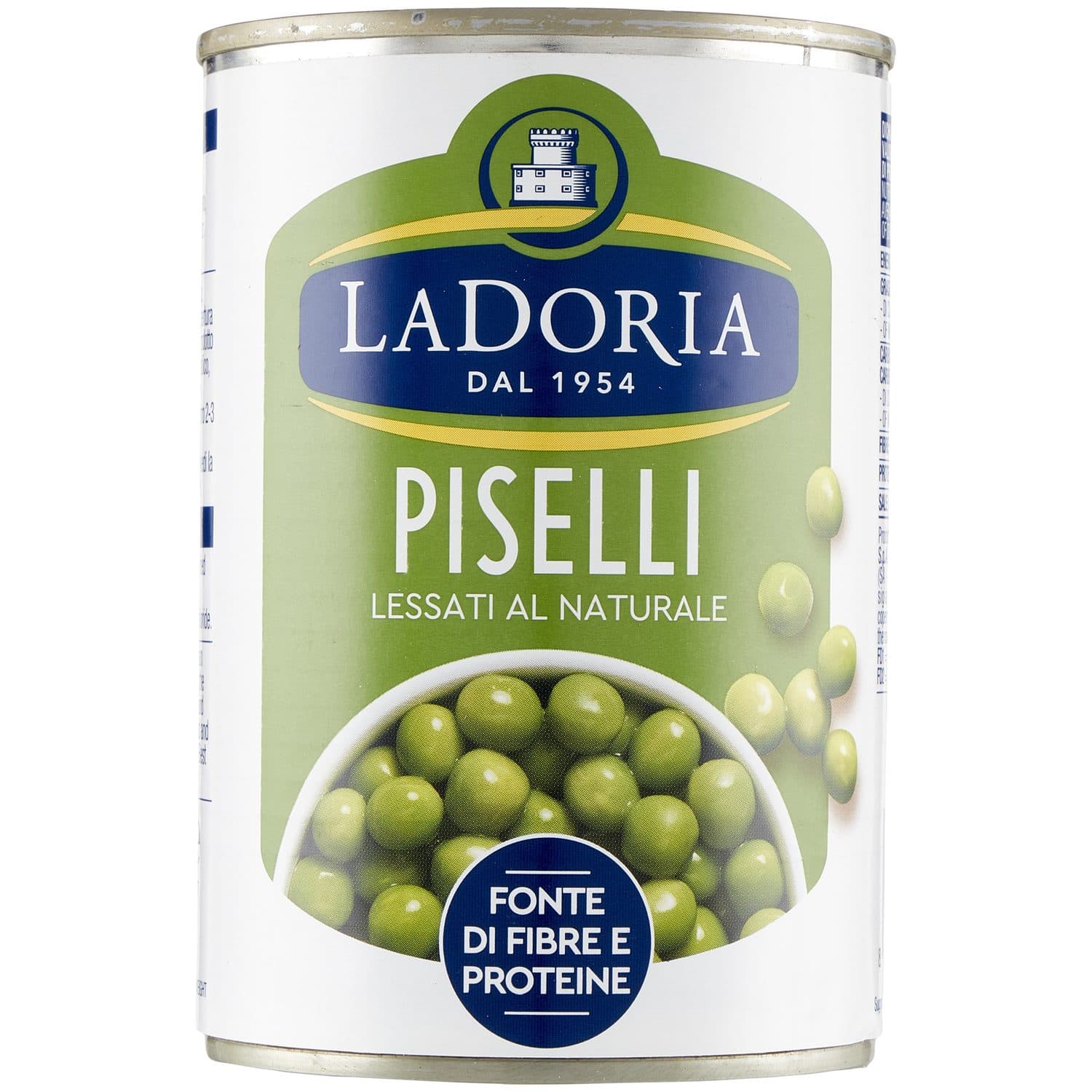 Piselli lessati al naturale La Doria 400 g 240 g – immagine 2
