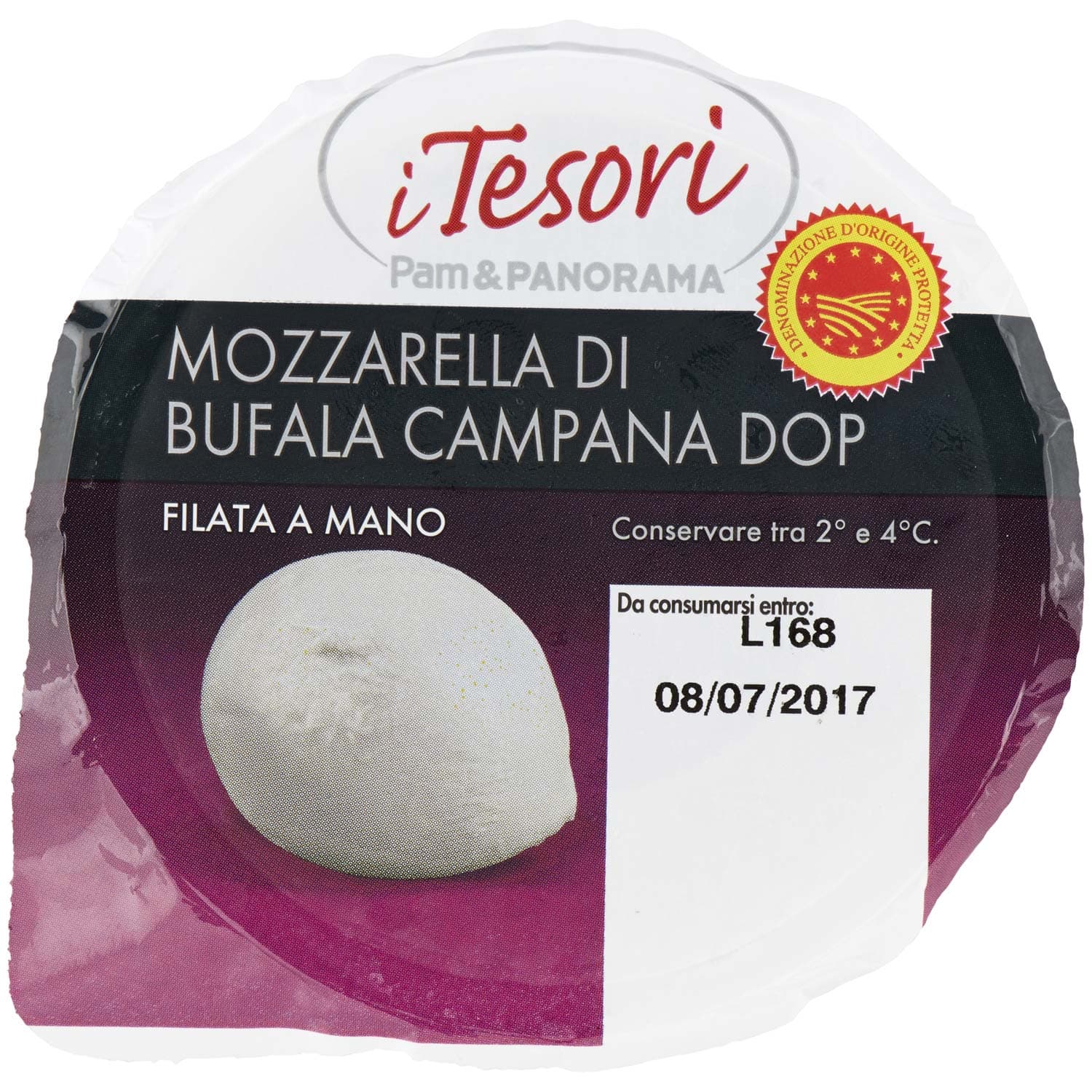 I TESORI Mozzarella di Bufala Campana DOP 200 g – immagine 6