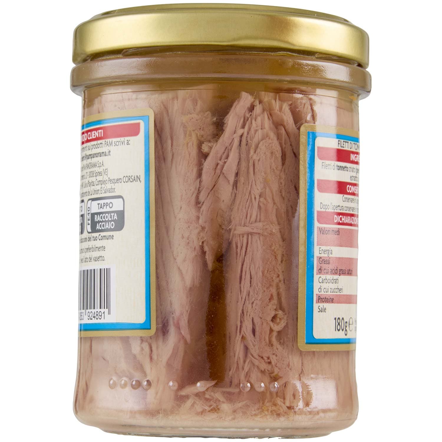 PAM Filetti di Tonno al Naturale 180 g – immagine 4