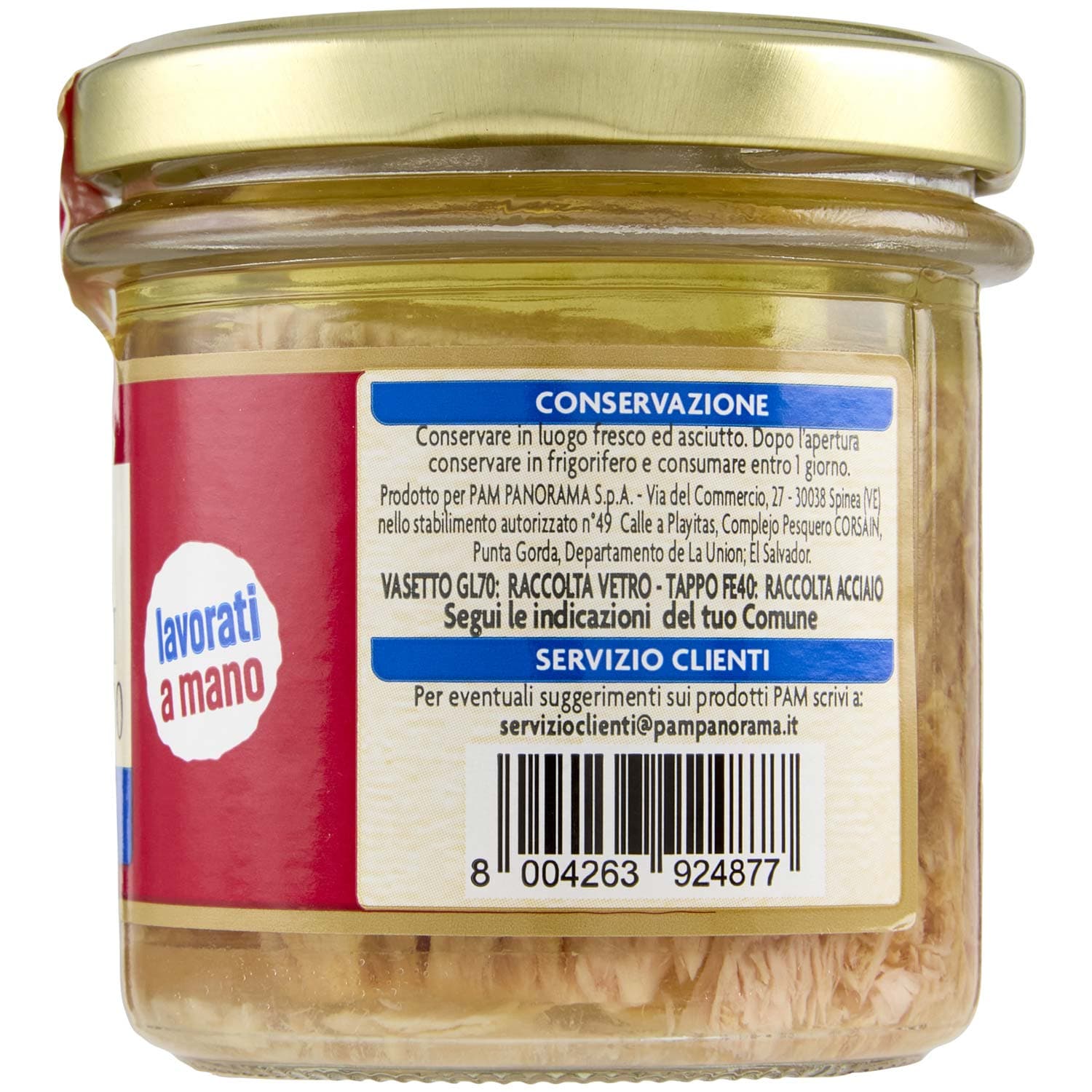 PAM Filetti di Tonno all'Olio di Oliva 130 g – immagine 5