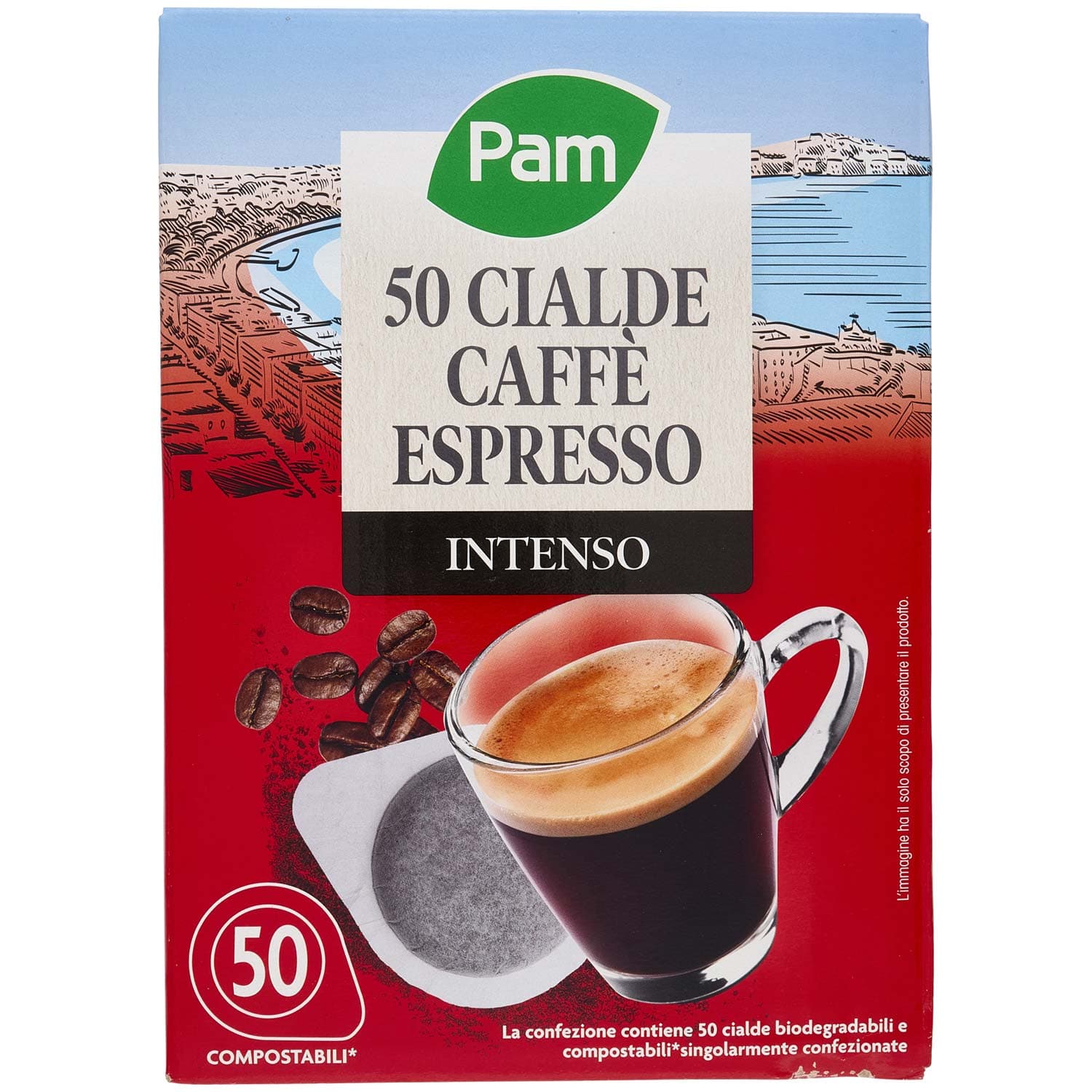 PAM 50 Cialde Caffè Espresso Intenso 50 x 7,2 g – immagine 2