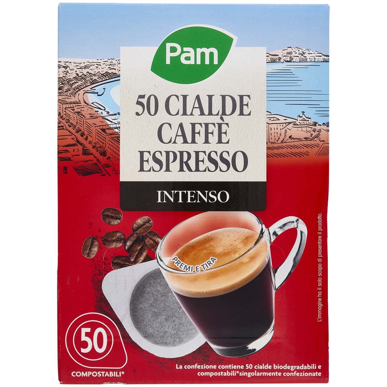 PAM 50 Cialde Caffè Espresso Intenso 50 x 7,2 g – immagine 4