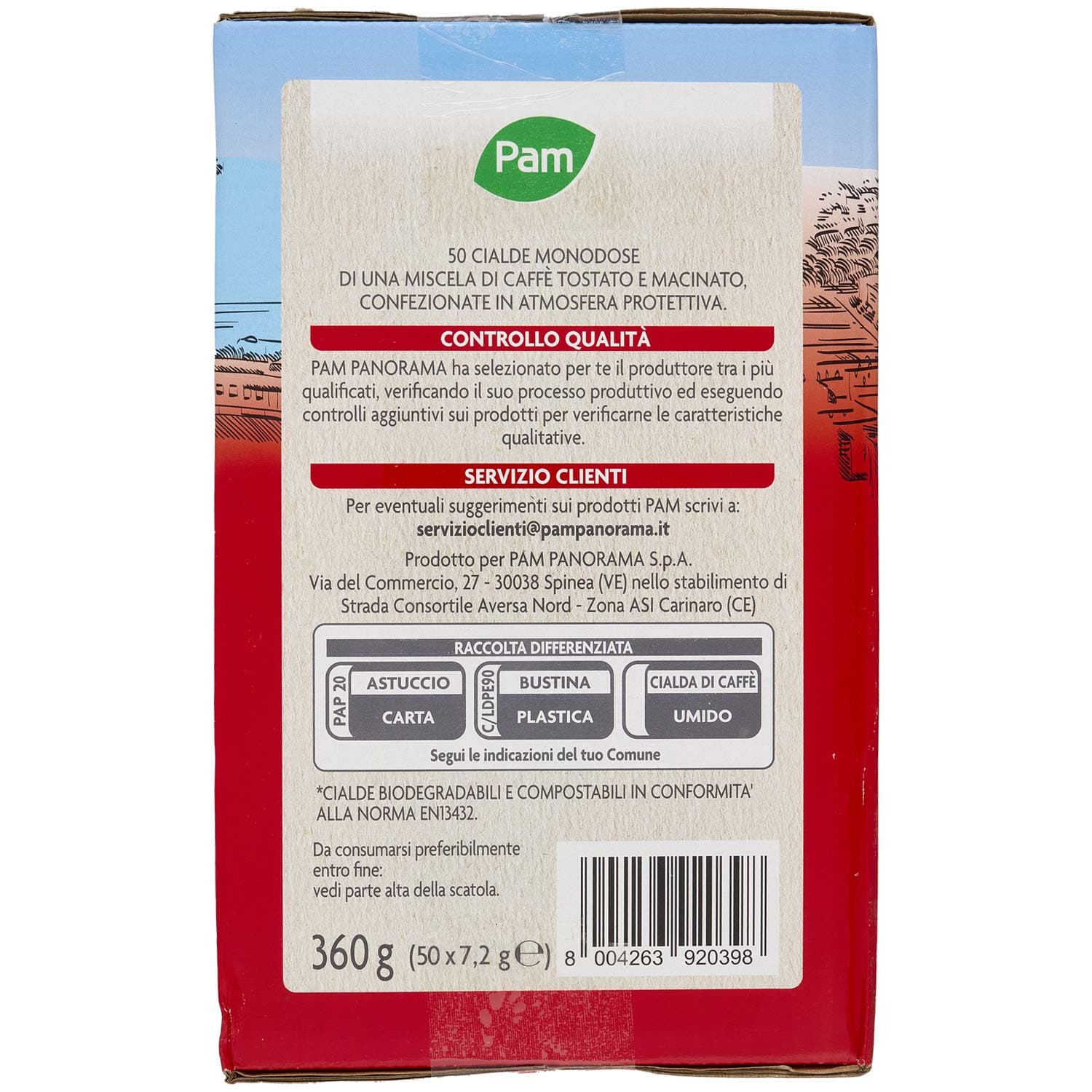 PAM 50 Cialde Caffè Espresso Intenso 50 x 7,2 g – immagine 5