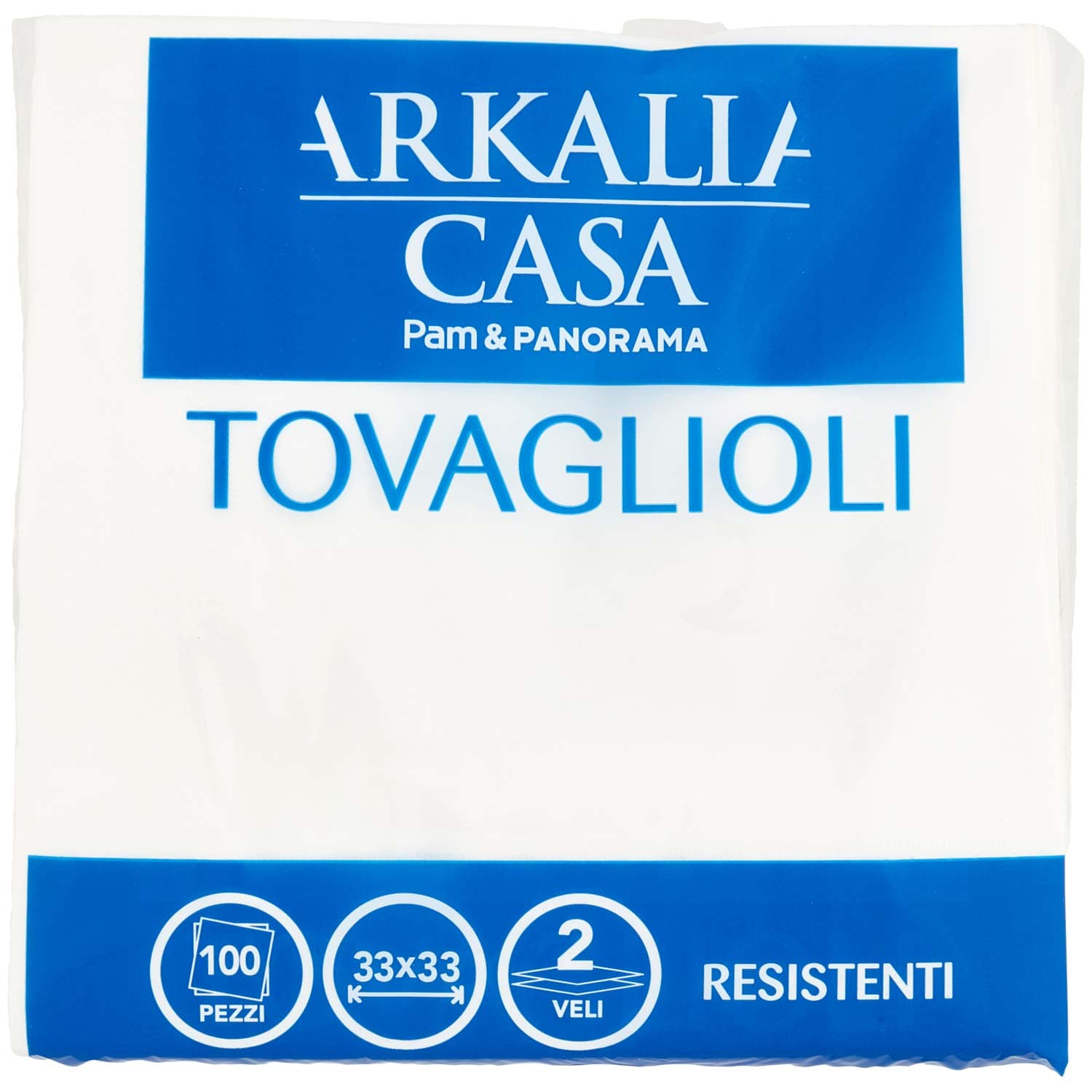 PAM PANORAMA Tovaglioli Bianchi doppio velo 100 pz – immagine 2