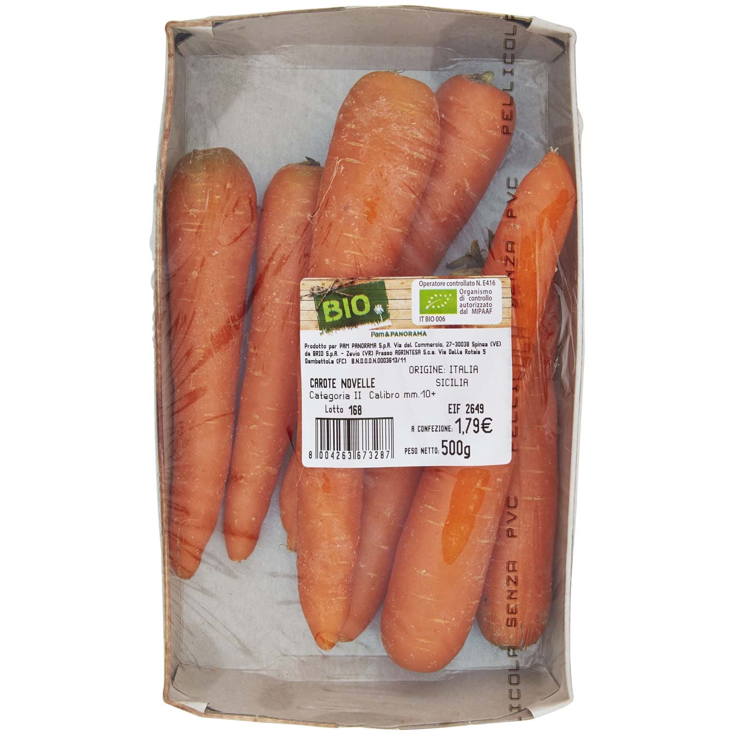 BIO Carote Novelle 500 g – immagine 2