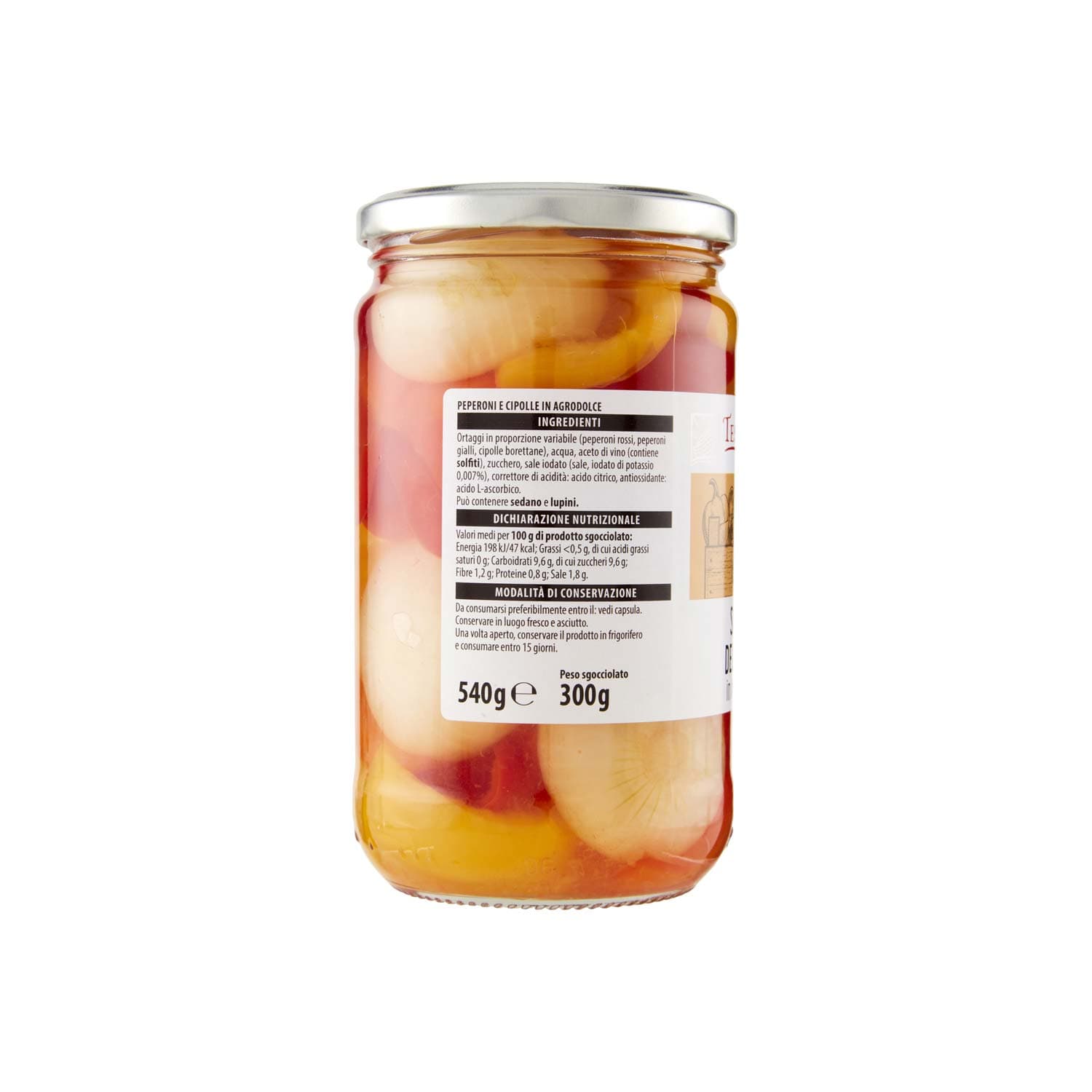 TESORI DELL'ARCA Sapori dell'Orto in Agrodolce 540 g – immagine 3