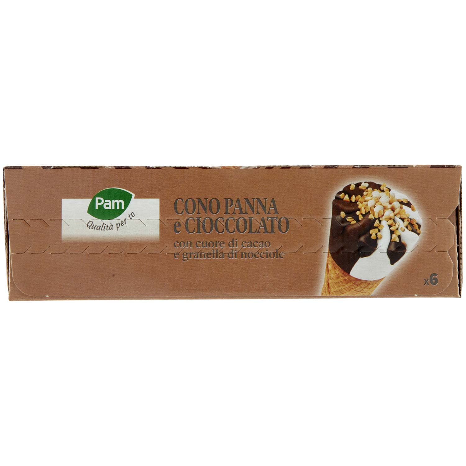 PAM PANORAMA Coni panna e cioccolato 450g (75g x 6) – immagine 7