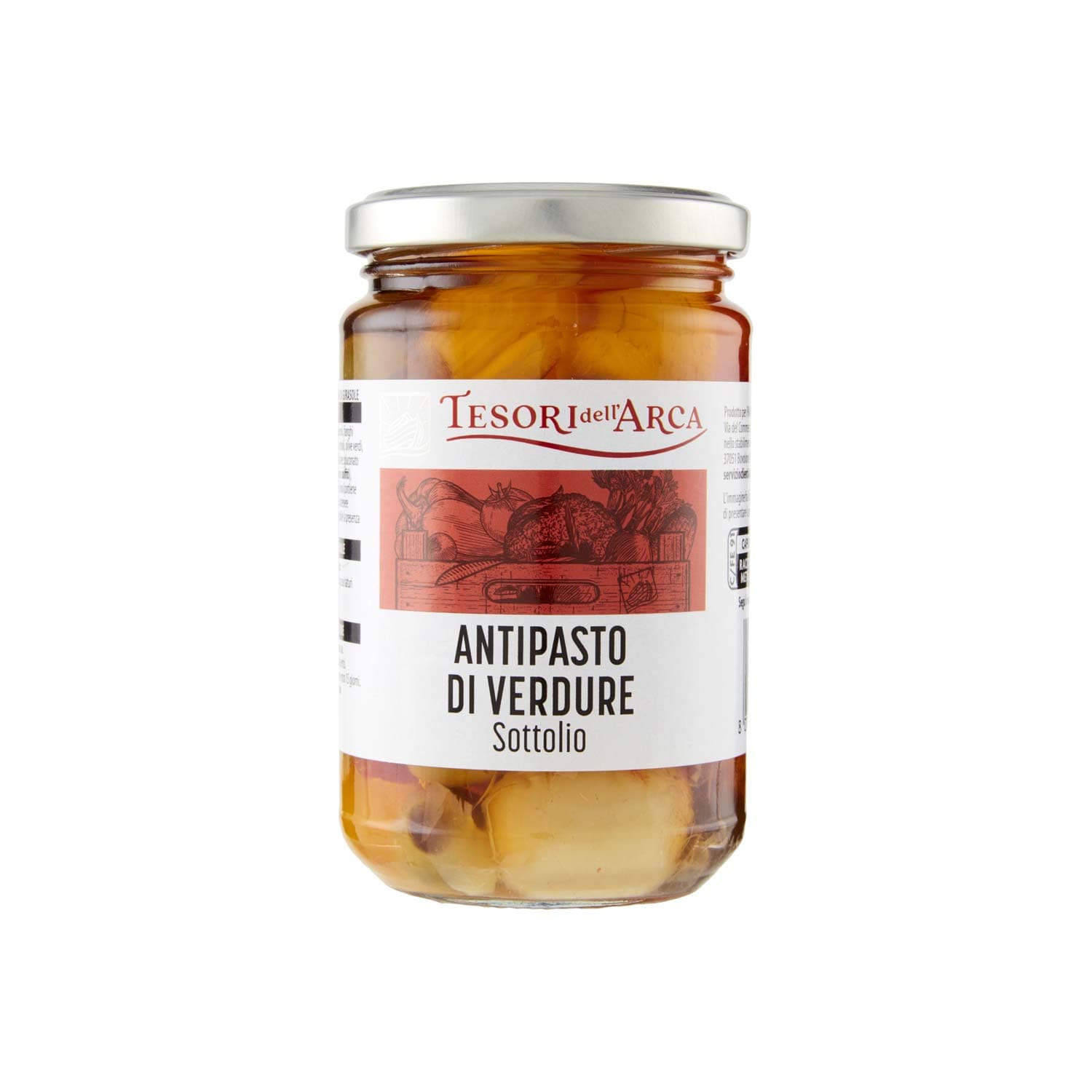 TESORI DELL'ARCA Antipasto di Verdure Sottolio 285 g – immagine 2