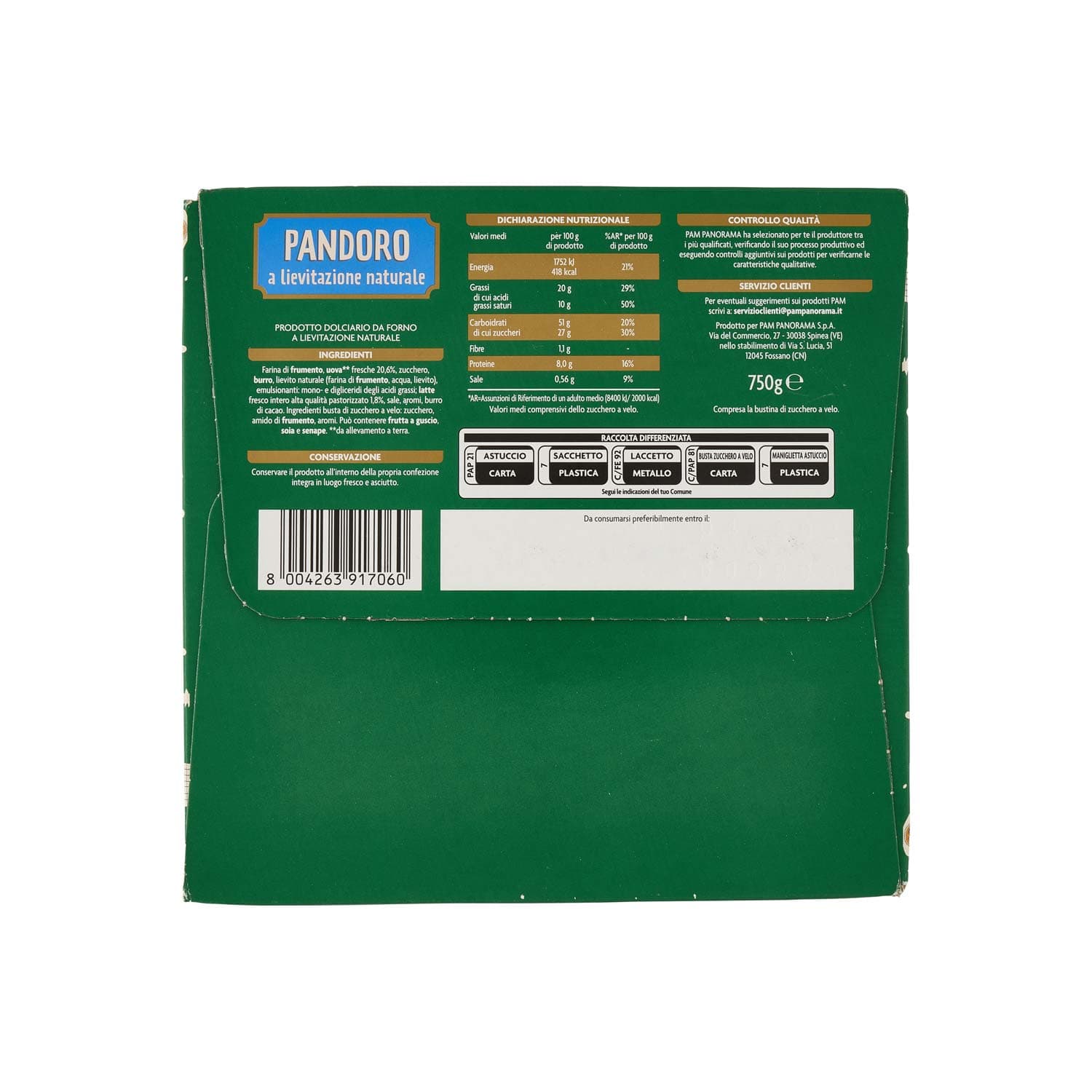 PAM PANORAMA Pandoro a lievitazione naturale – immagine 7