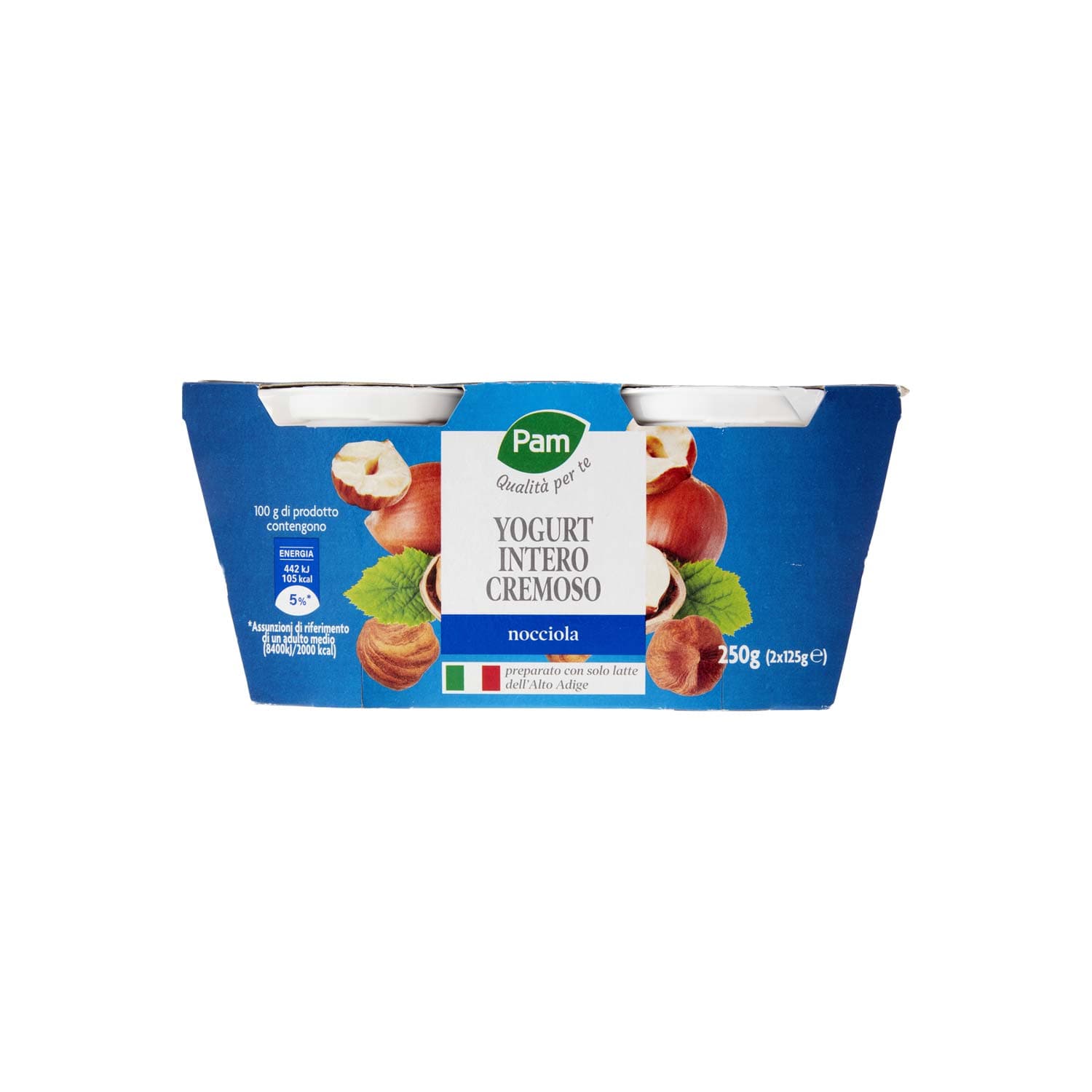 PAM PANORAMA Yogurt intero Cremoso alla Nocciola 250g (125g x 2) – immagine 4