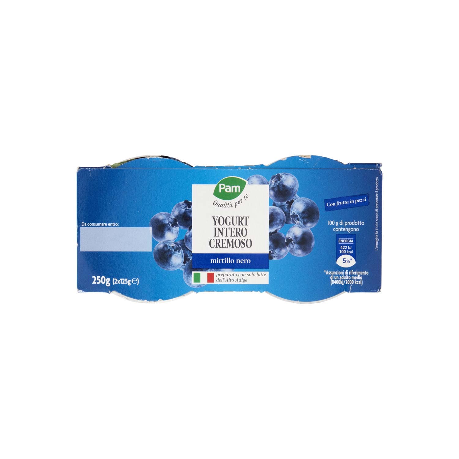 PAM PANORAMA Yogurt intero Cremoso ai Mirtilli 250g (125g x 2) – immagine 6