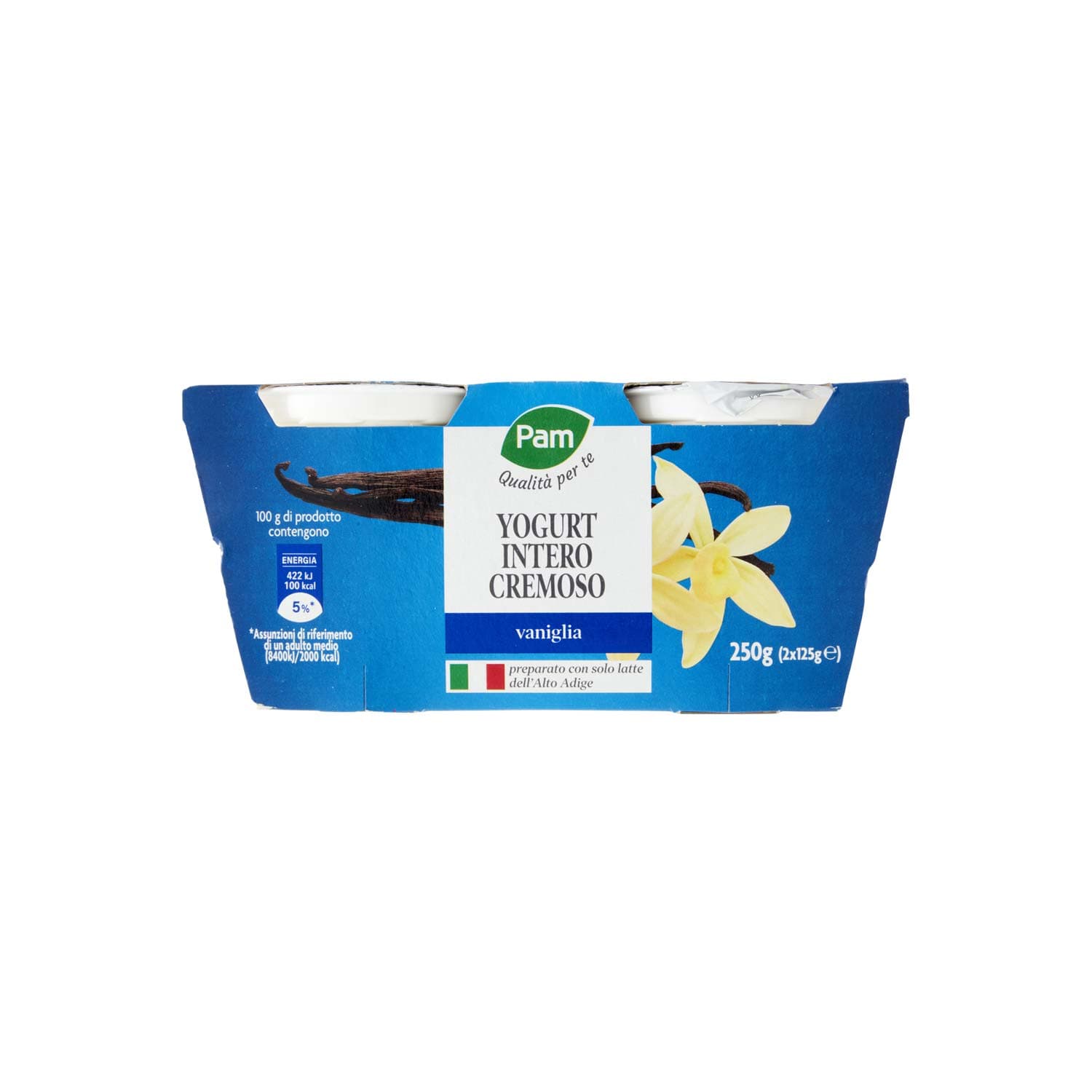 PAM PANORAMA Yogurt intero Cremoso alla Vaniglia 250g (125g x 2) – immagine 2