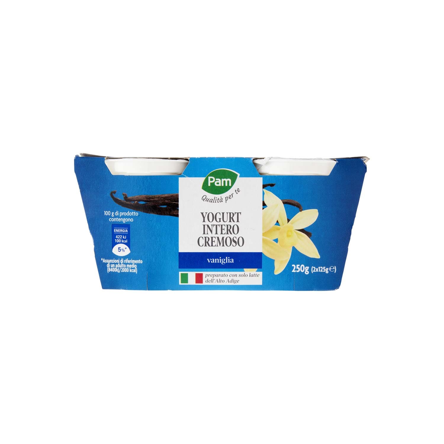 PAM PANORAMA Yogurt intero Cremoso alla Vaniglia 250g (125g x 2) – immagine 4