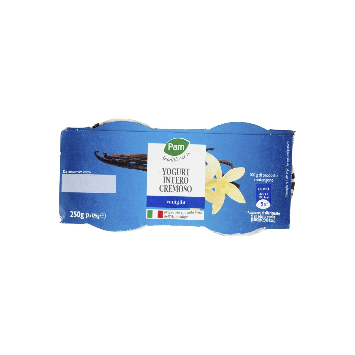 PAM PANORAMA Yogurt intero Cremoso alla Vaniglia 250g (125g x 2) – immagine 6