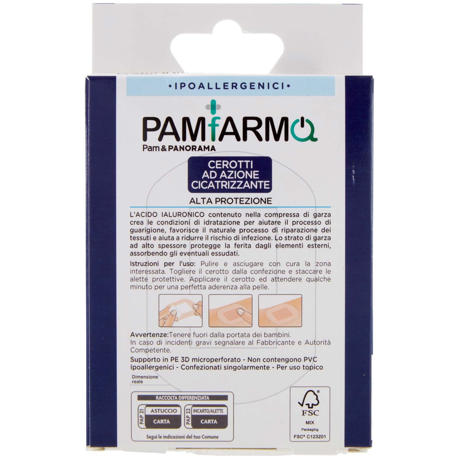 PAMFARMA Cerotti ad Azione Cicatrizzante 1 Formato Grande XL 5 x 7,5 cm 6 pz – immagine 4