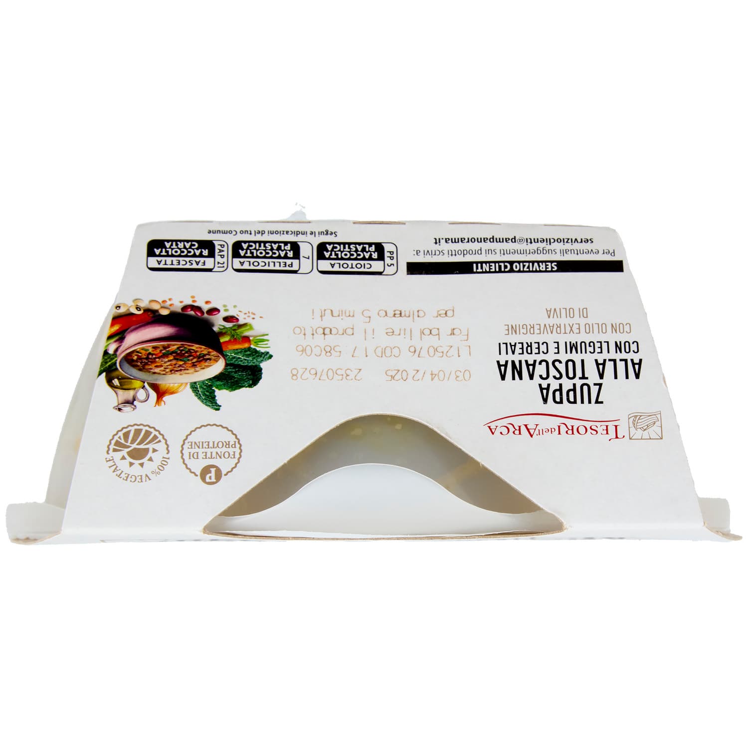 TESORI DELL'ARCA Zuppa alla Toscana con Legumi e Cereali con Olio Extravergine di Oliva 350 g – immagine 6