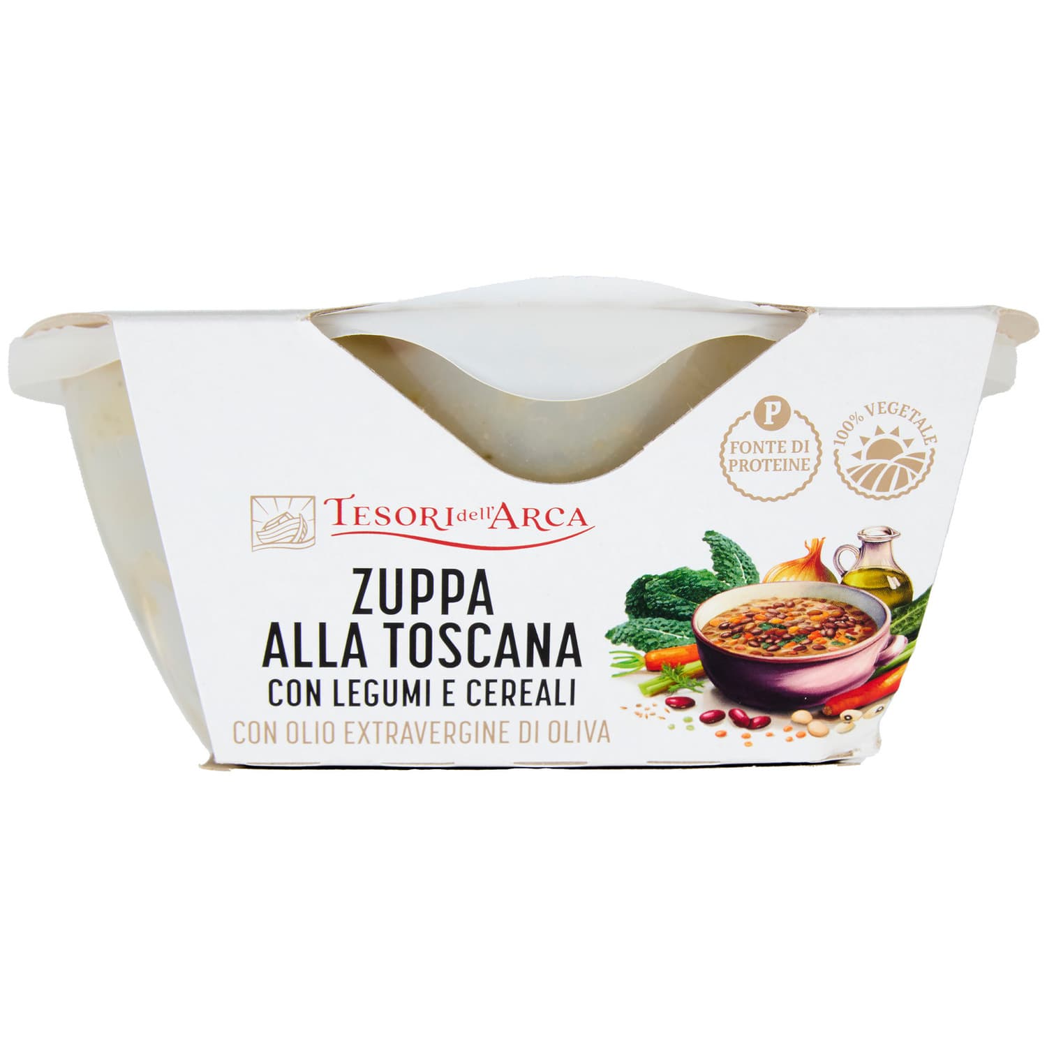 TESORI DELL'ARCA Zuppa alla Toscana con Legumi e Cereali con Olio Extravergine di Oliva 350 g – immagine 7