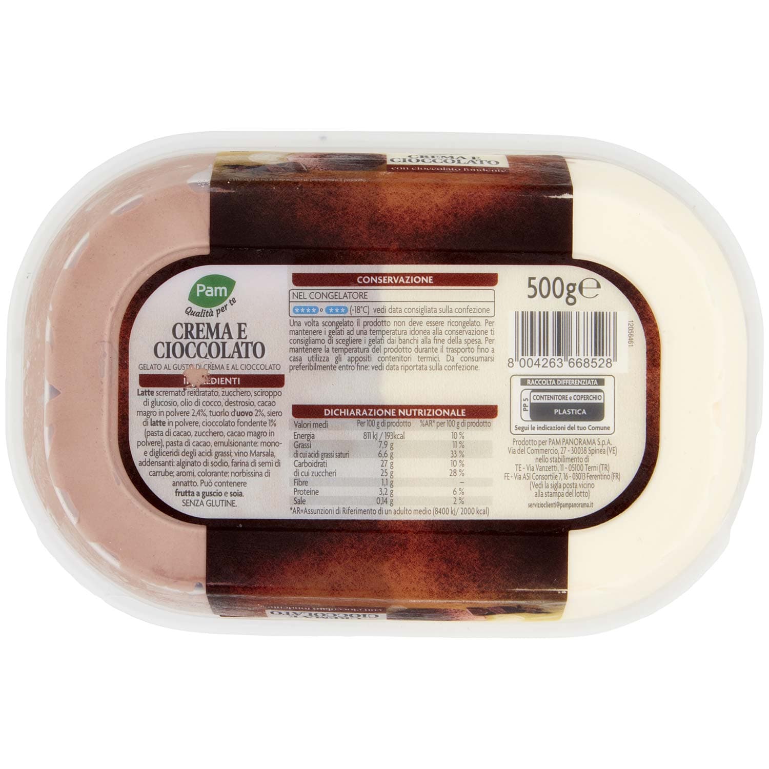 PAM PANORAMA Gelato alla Crema e Cioccolato 500 g – immagine 4