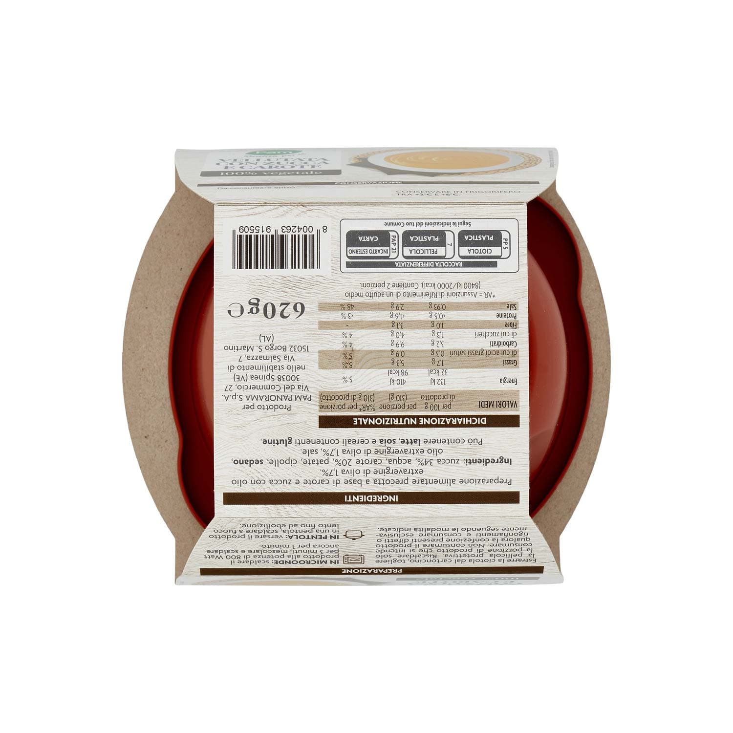 PAM Qualità per te Vellutata con Zucca e Carote 620 g – immagine 4