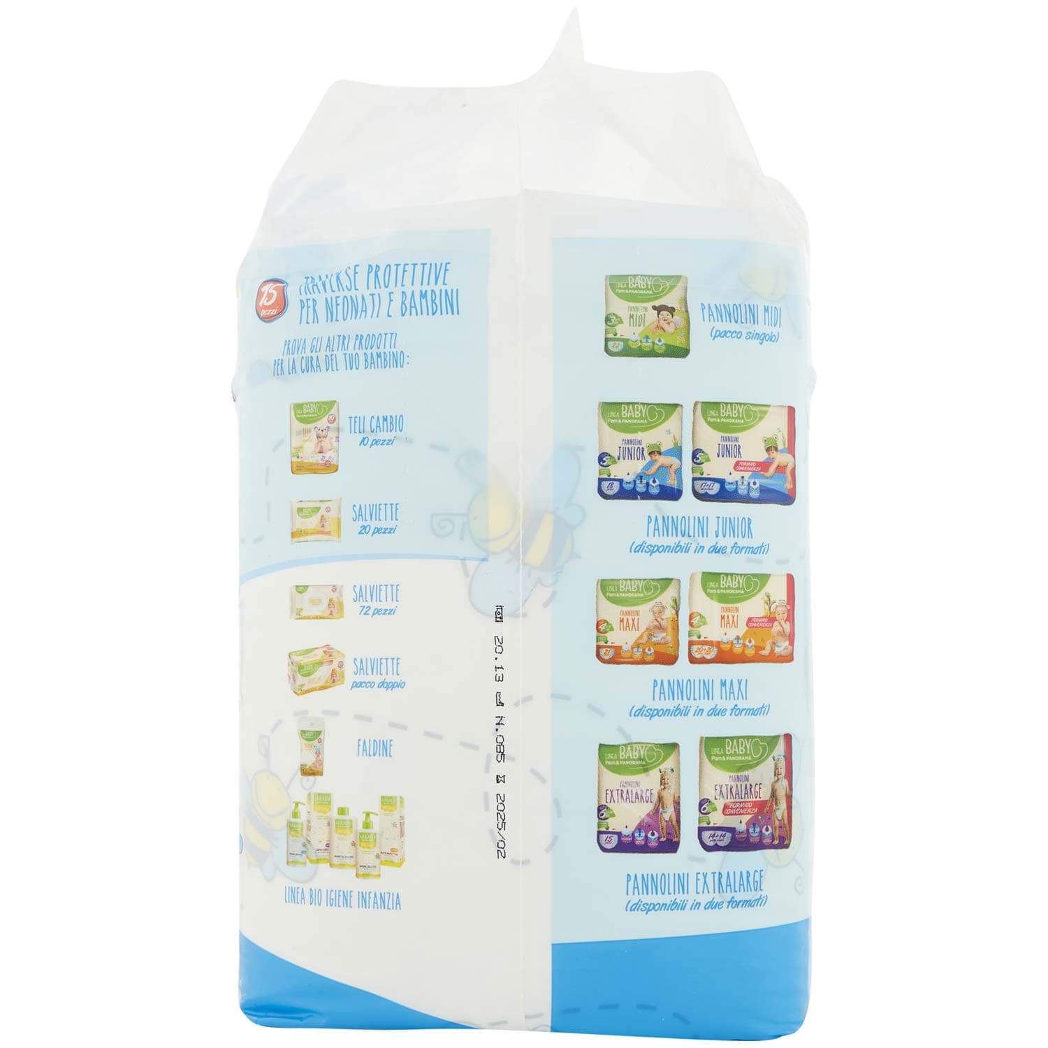PAM PANORAMA Linea Baby Traverse Protettive salvaletto 60x90 cm 15 pz – immagine 5