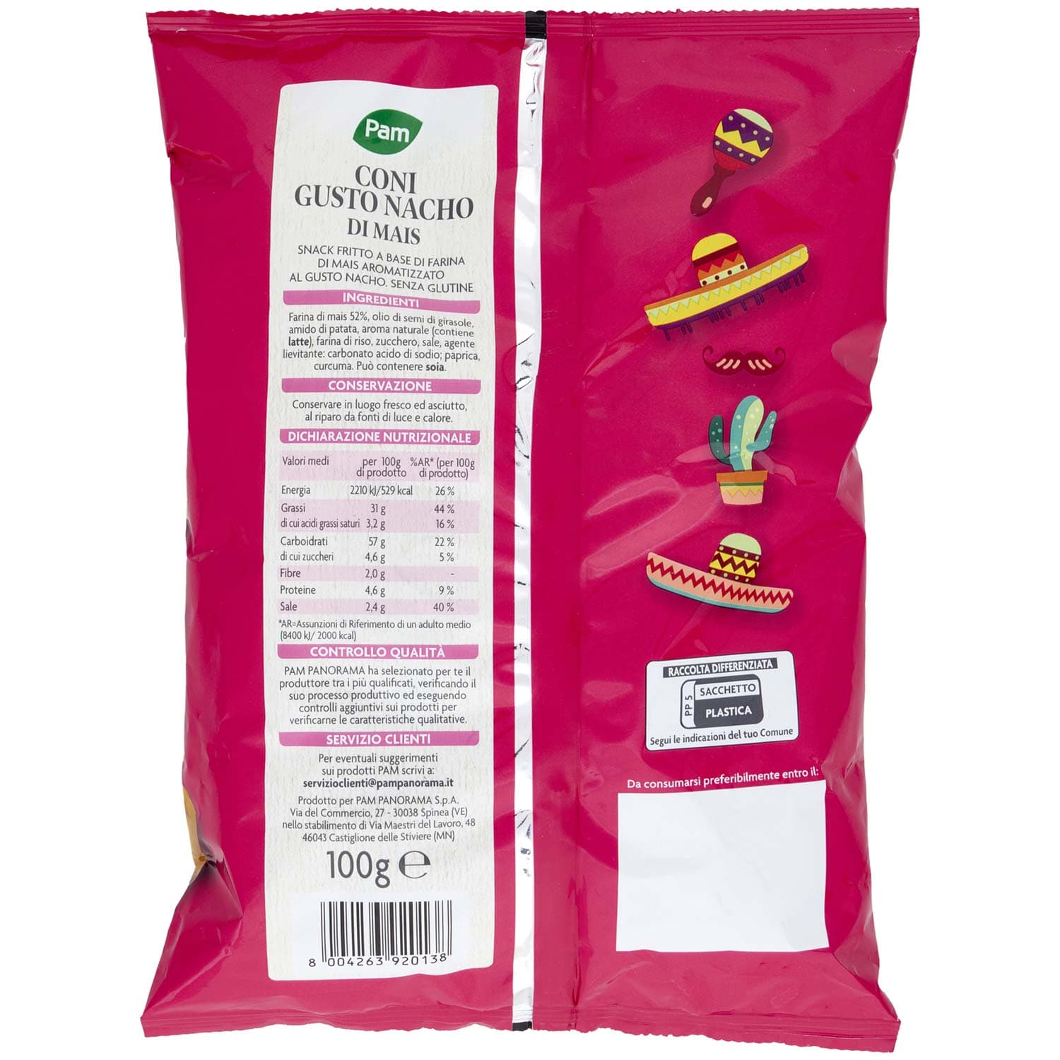 PAM Coni Gusto Nacho di Mais 100 g – immagine 4