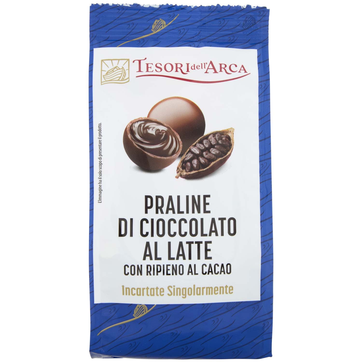 TESORI DELL'ARCA Praline di Cioccolato al Latte con Ripieno al Cacao 90 g – immagine 2