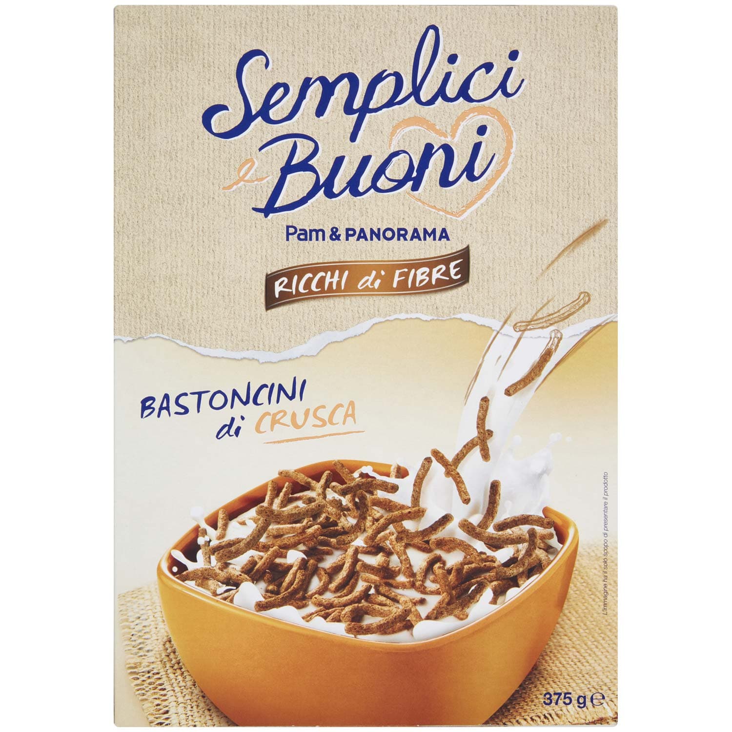 SEMPLICI E BUONI Ricchi di Fibre Bastoncini di Crusca 375 g – immagine 2