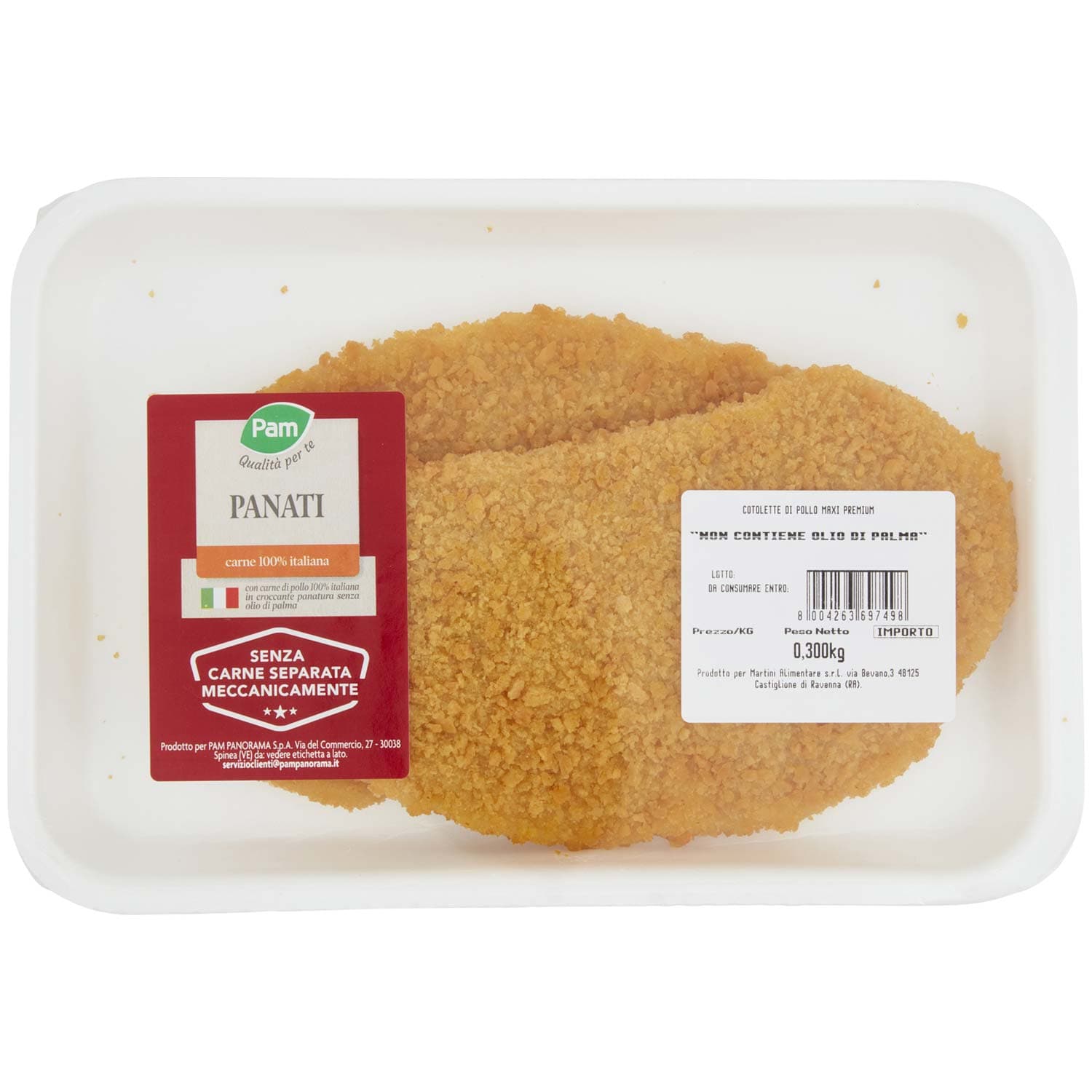 PAM Qualità per te Panati Cotolette di Pollo Maxi Premium 0,300 kg – immagine 2