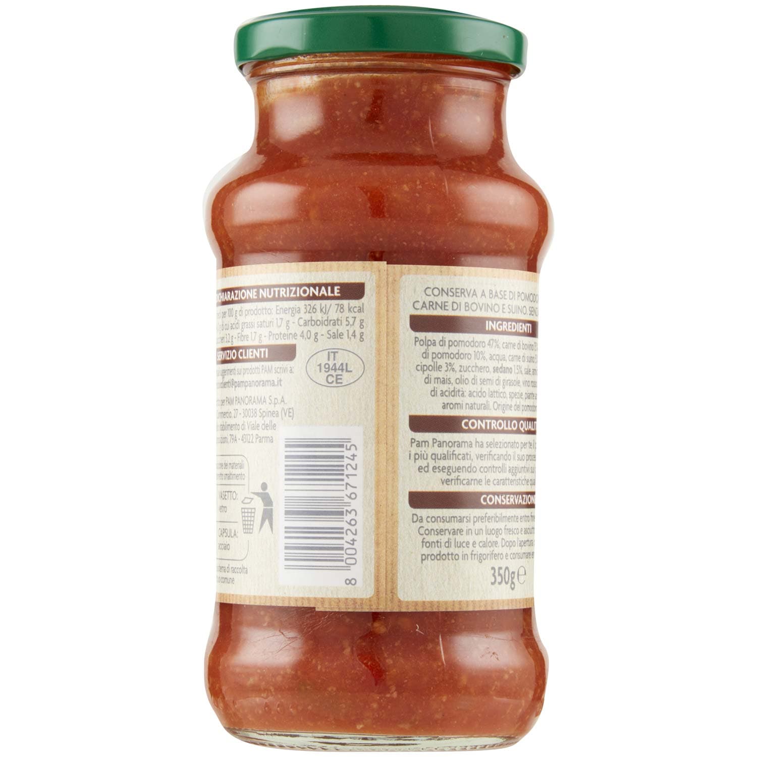 PAM Qualità per te Ragù alla bolognese 350 g – immagine 4