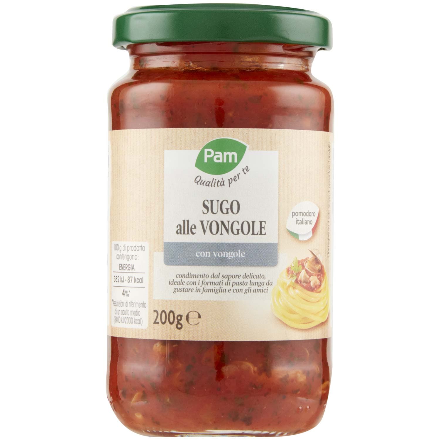 PAM Qualità per te Sugo alle vongole 200 g – immagine 2