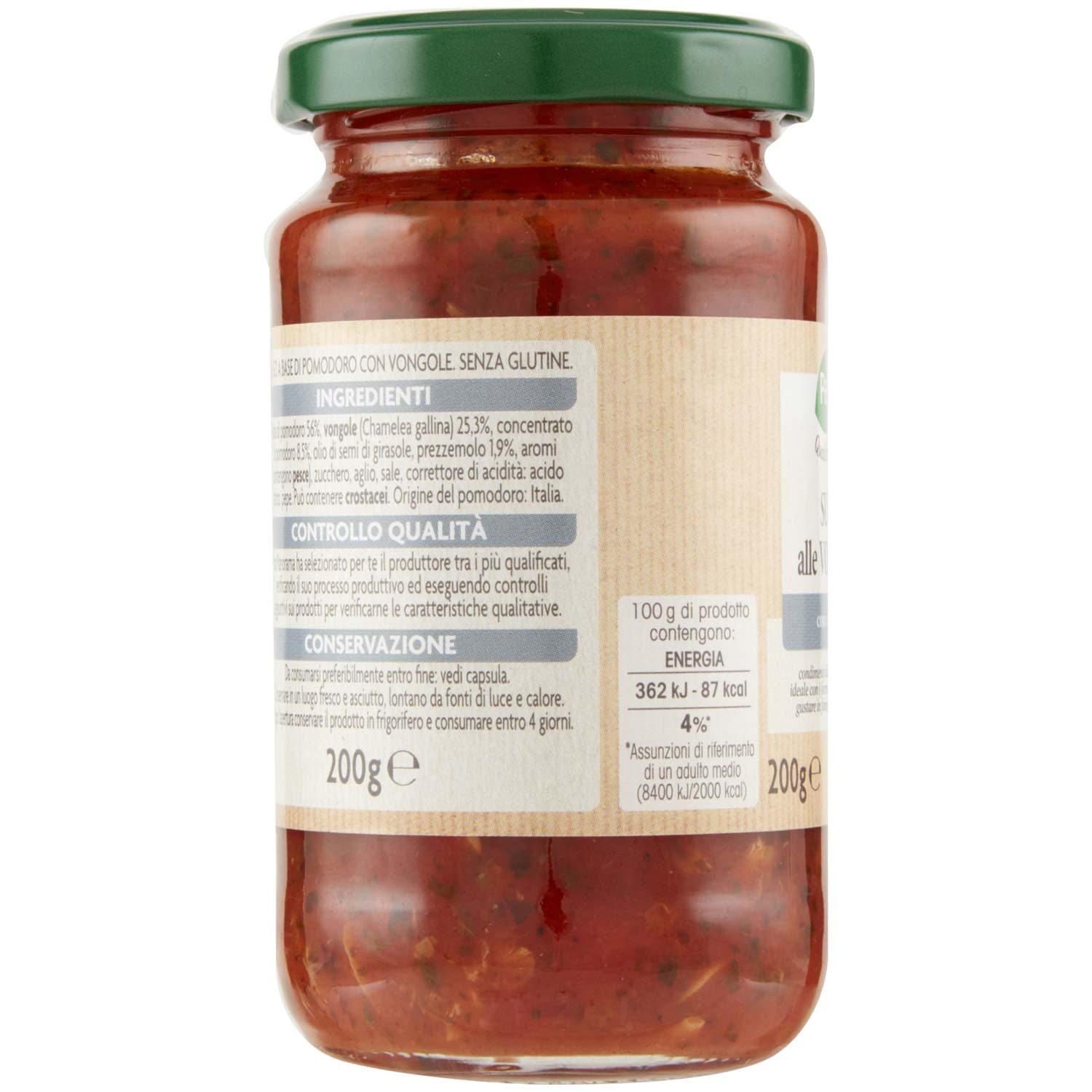 PAM Qualità per te Sugo alle vongole 200 g – immagine 3