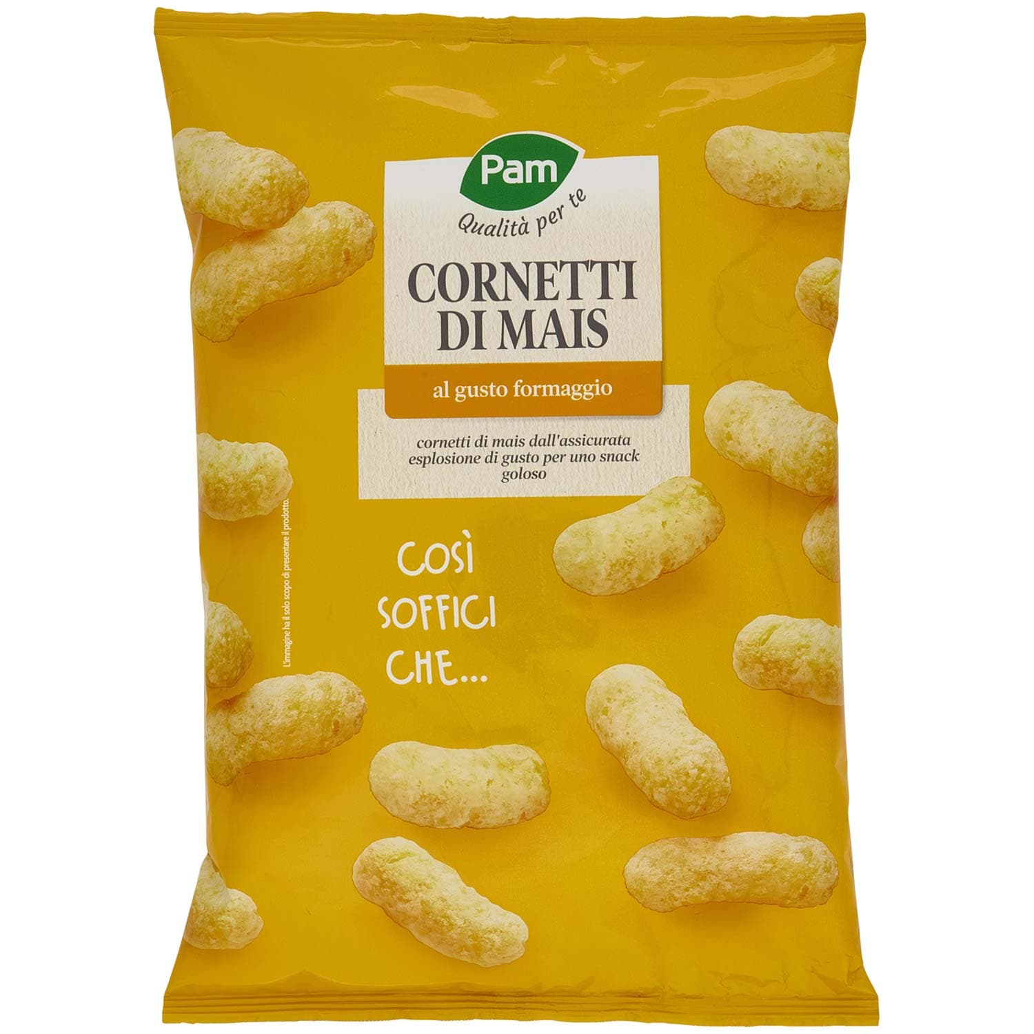 PAM Qualità per te Cornetti di Mais al gusto formaggio 100 g – immagine 2