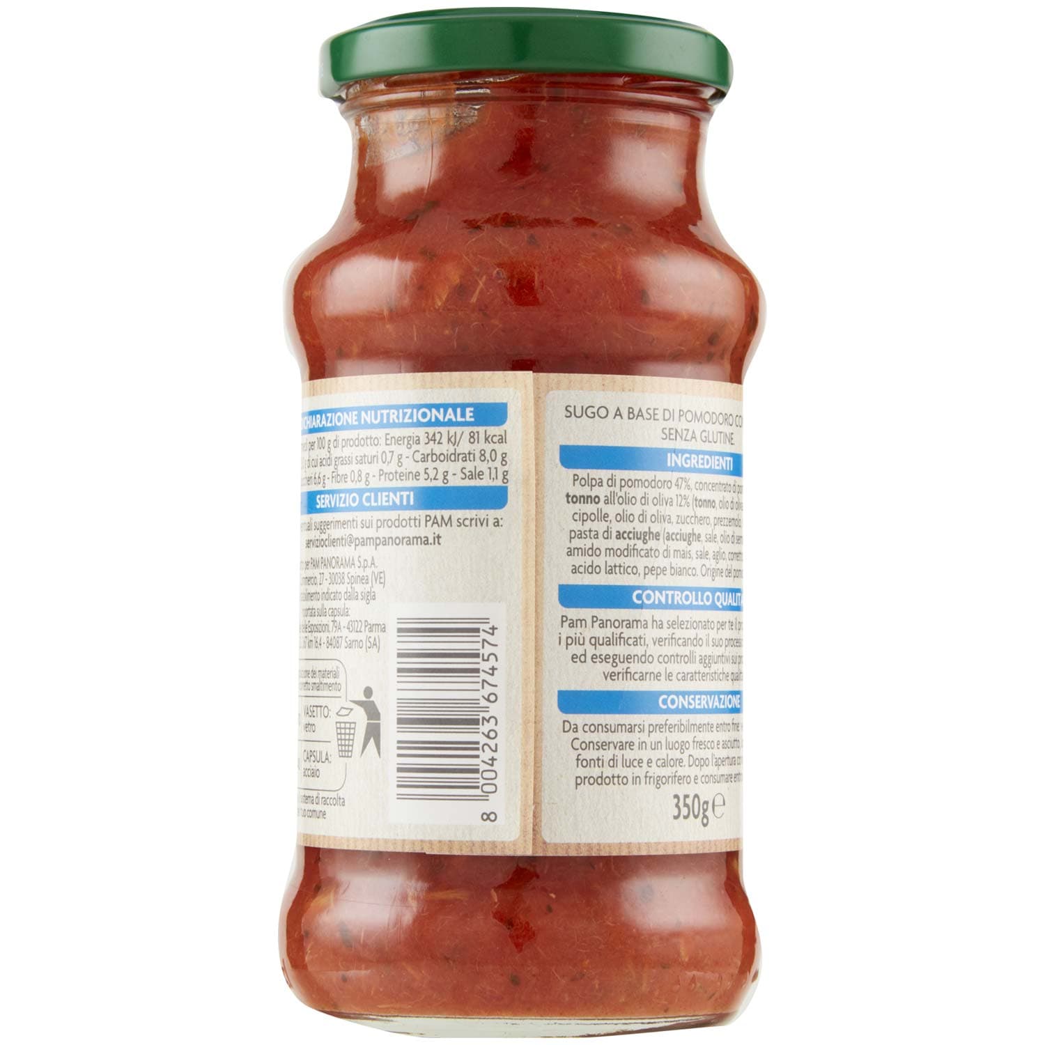 PAM PANORAMA Sugo al tonno 200 g – immagine 4