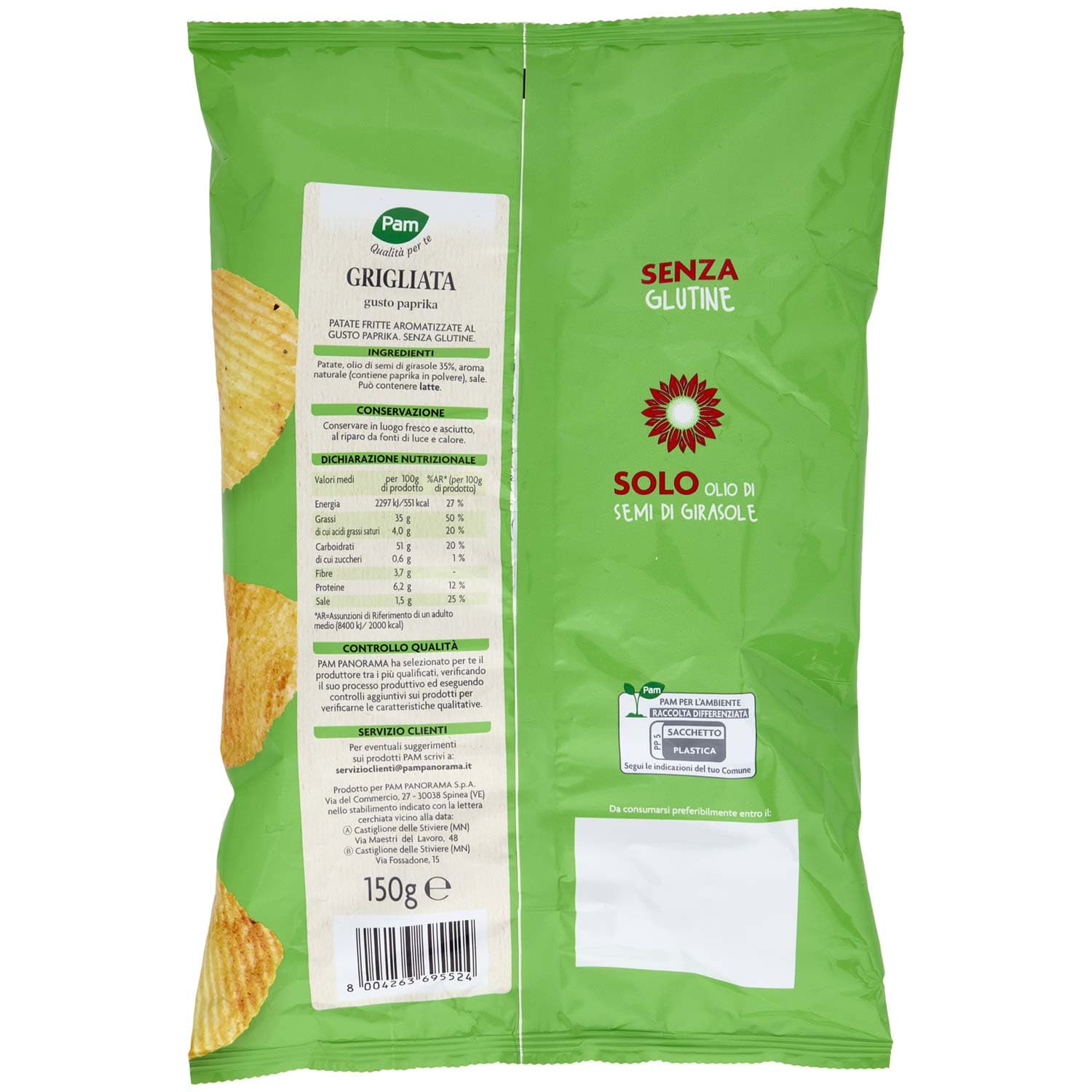 PAM Qualità per te Grigliata gusto paprika 150 g – immagine 4