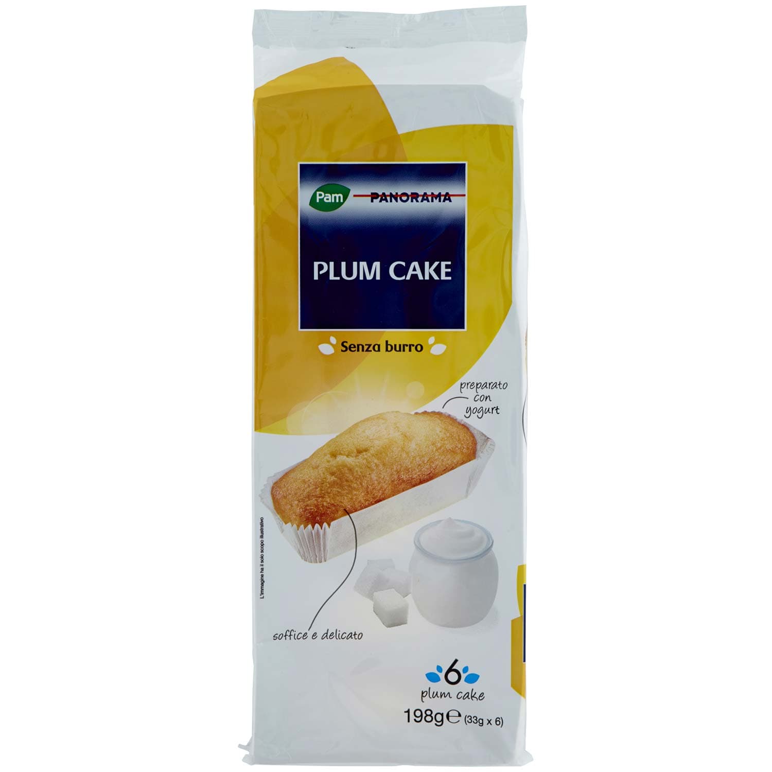 PAM PANORAMA Plum Cake 198g (33g x 6) – immagine 2