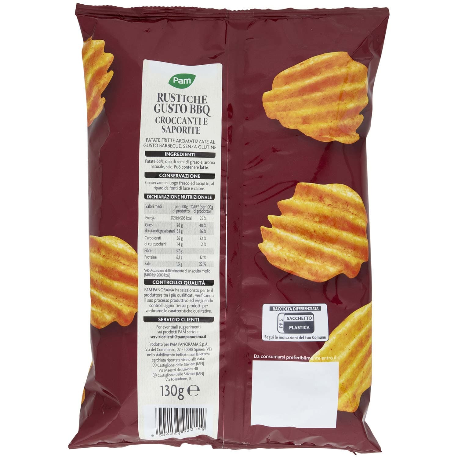 PAM Rustiche Gusto BBQ 130 g – immagine 4