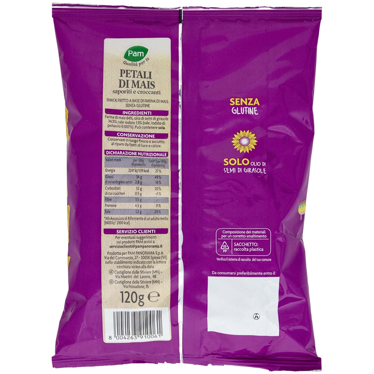 PAM Qualità per te Petali di Mais 120 g – immagine 4