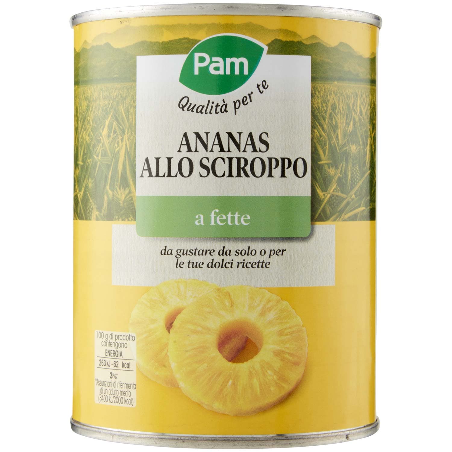 PAM Qualità per te Ananas a fette sciroppato 565 g – immagine 2