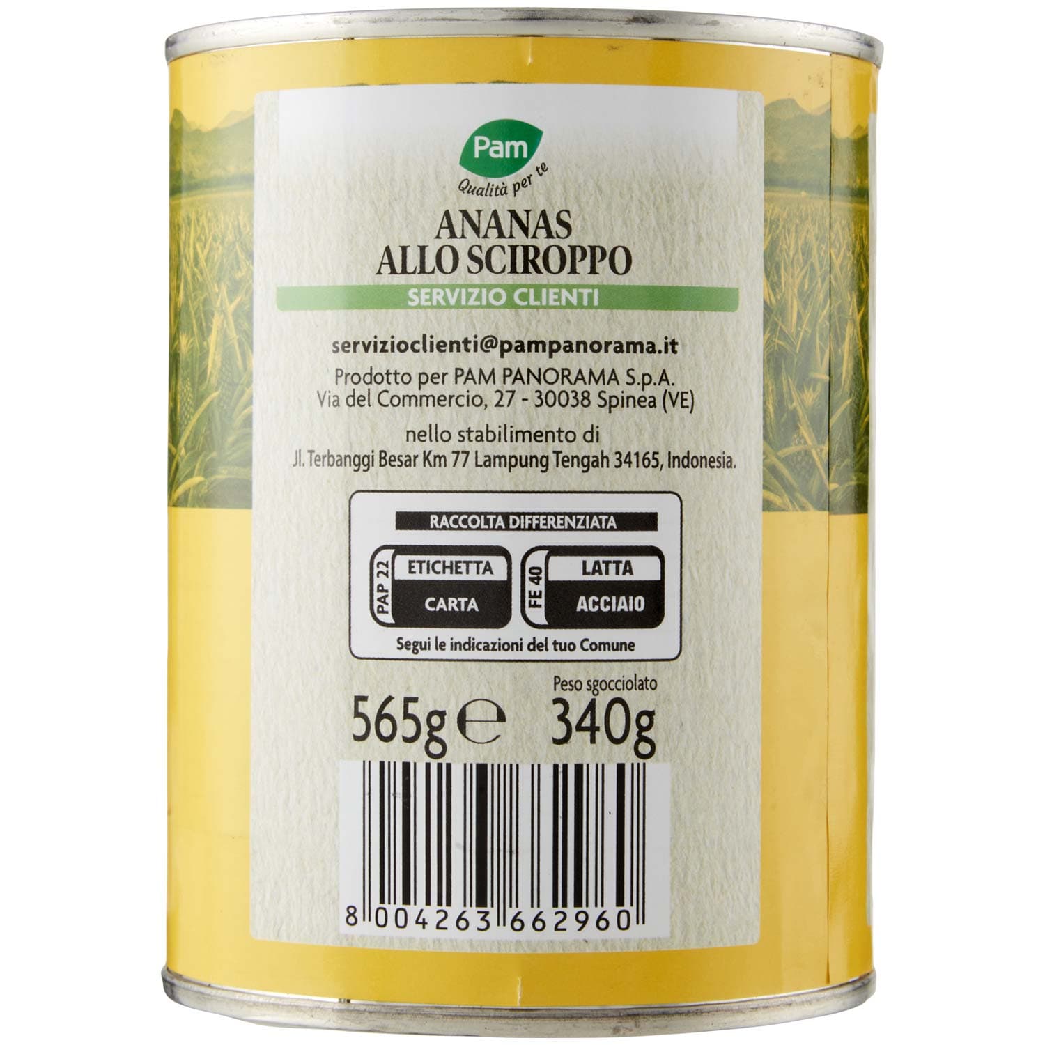 PAM Qualità per te Ananas a fette sciroppato 565 g – immagine 5