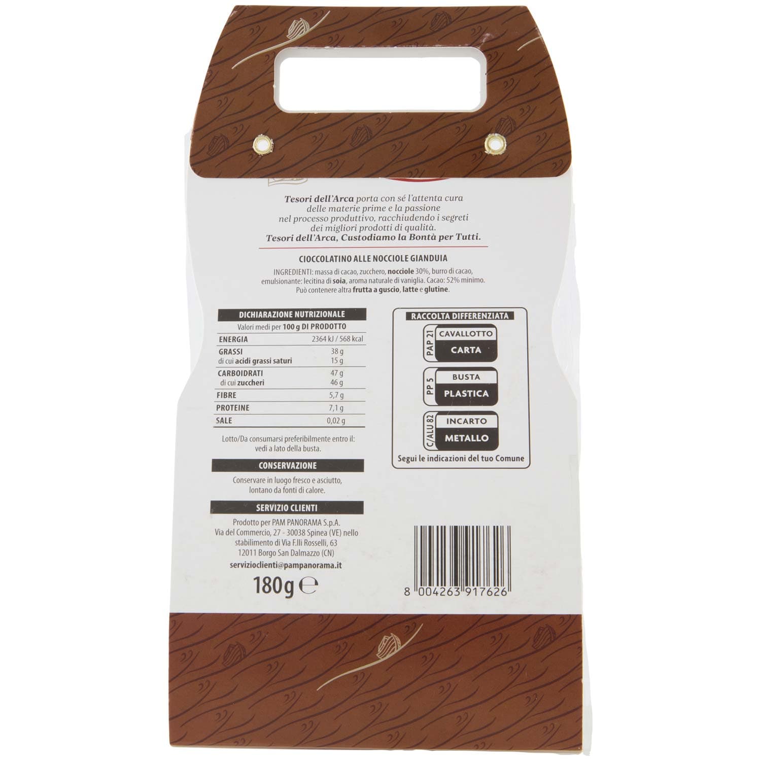 TESORI DELL'ARCA Gianduiotti Classici 180 g – immagine 4