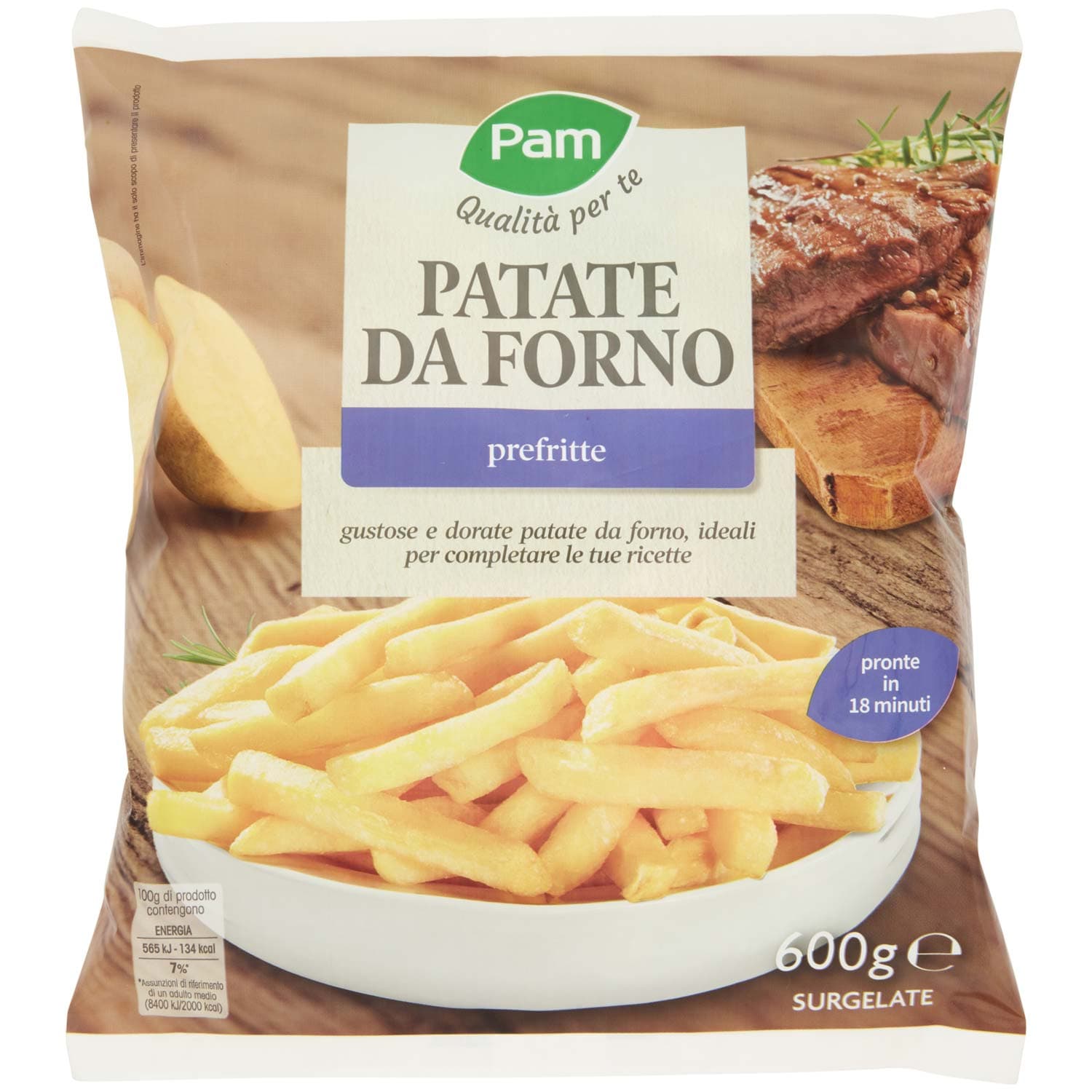 PAM PANORAMA Patate da Forno surgelate 600 g – immagine 2