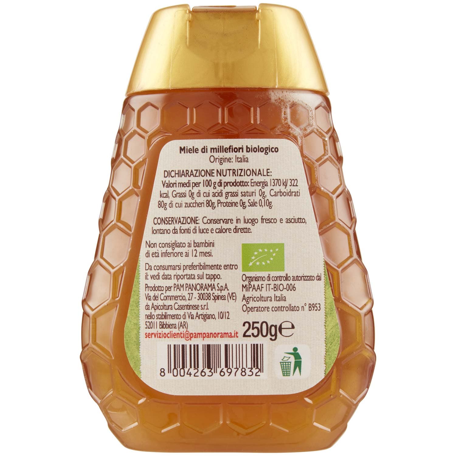 BIO Miele di millefiori Biologico 250 g – immagine 4